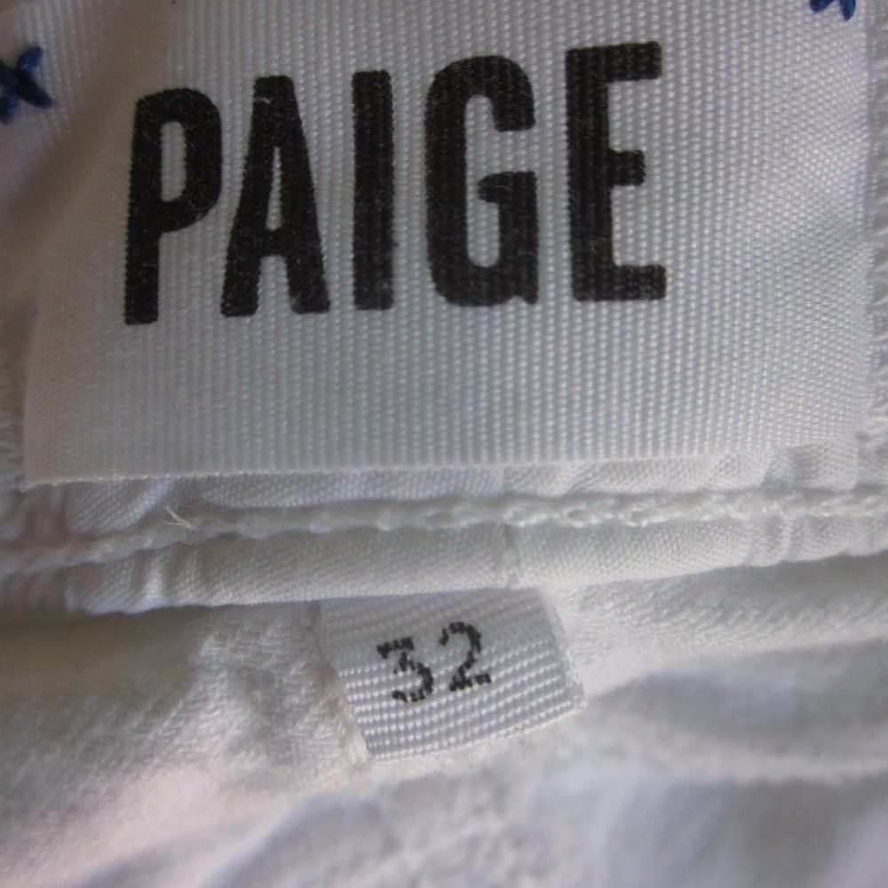 Paige Paige White Jeans Skyline Ankle Peg Size 32 Size 32" / US 10 / IT 46 - 2 Thumbnail