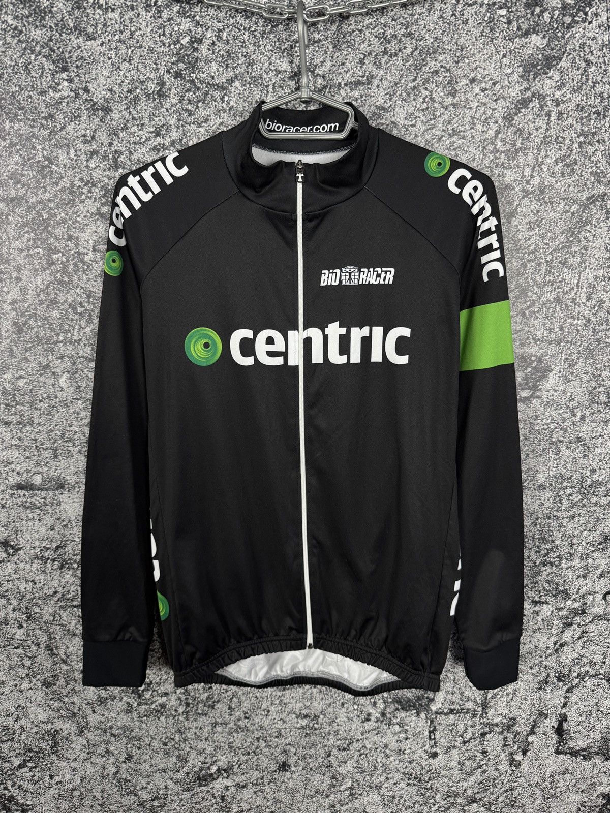 Vintage Men’s Bioracer Centric Speedwear Cycling Full Zip Jersey 4/L Size US L / EU 52-54 / 3 - 1 Thumbnail