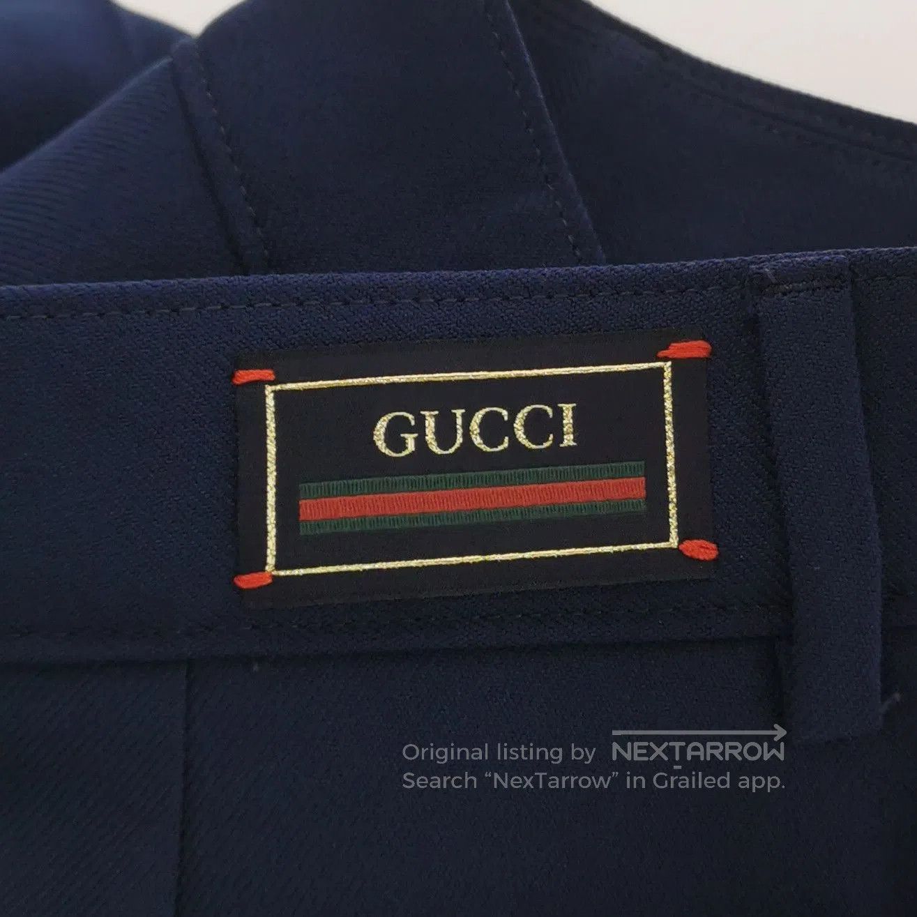Gucci Gucci Brown Buttoned Straight Trousers M/48. Size US 36 / EU 52 - 1 Thumbnail