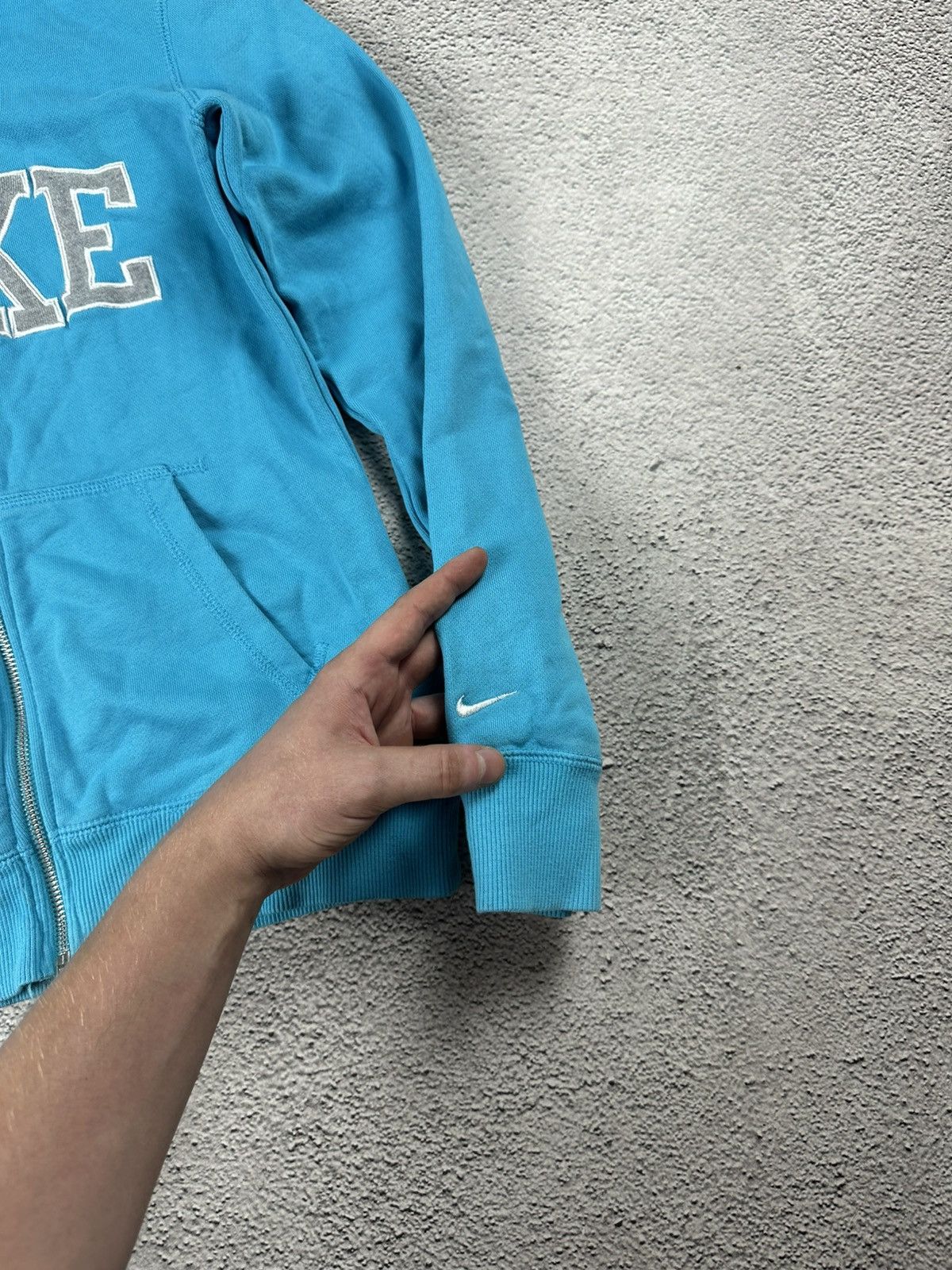 Nike Vintage Nike Full Zip Hoodie Big Logo Y2K Sportwear Size M / US 6-8 / IT 42-44 - 5 Thumbnail