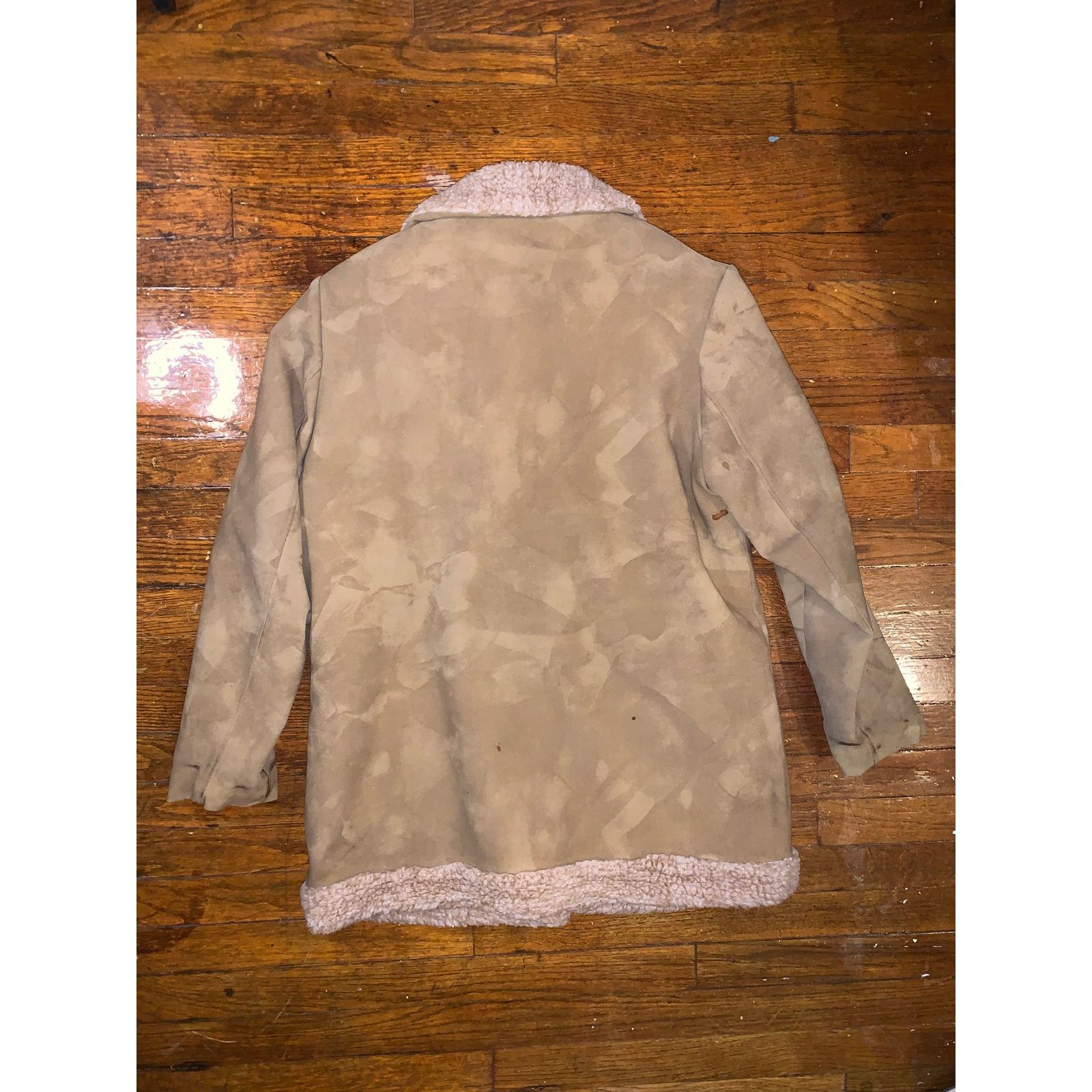 Vintage Penny Lane Coat Womens 16 Shearling Style Faux Suede Jacket Size XXL / US 16-18 / IT 52-54 - 11 Thumbnail