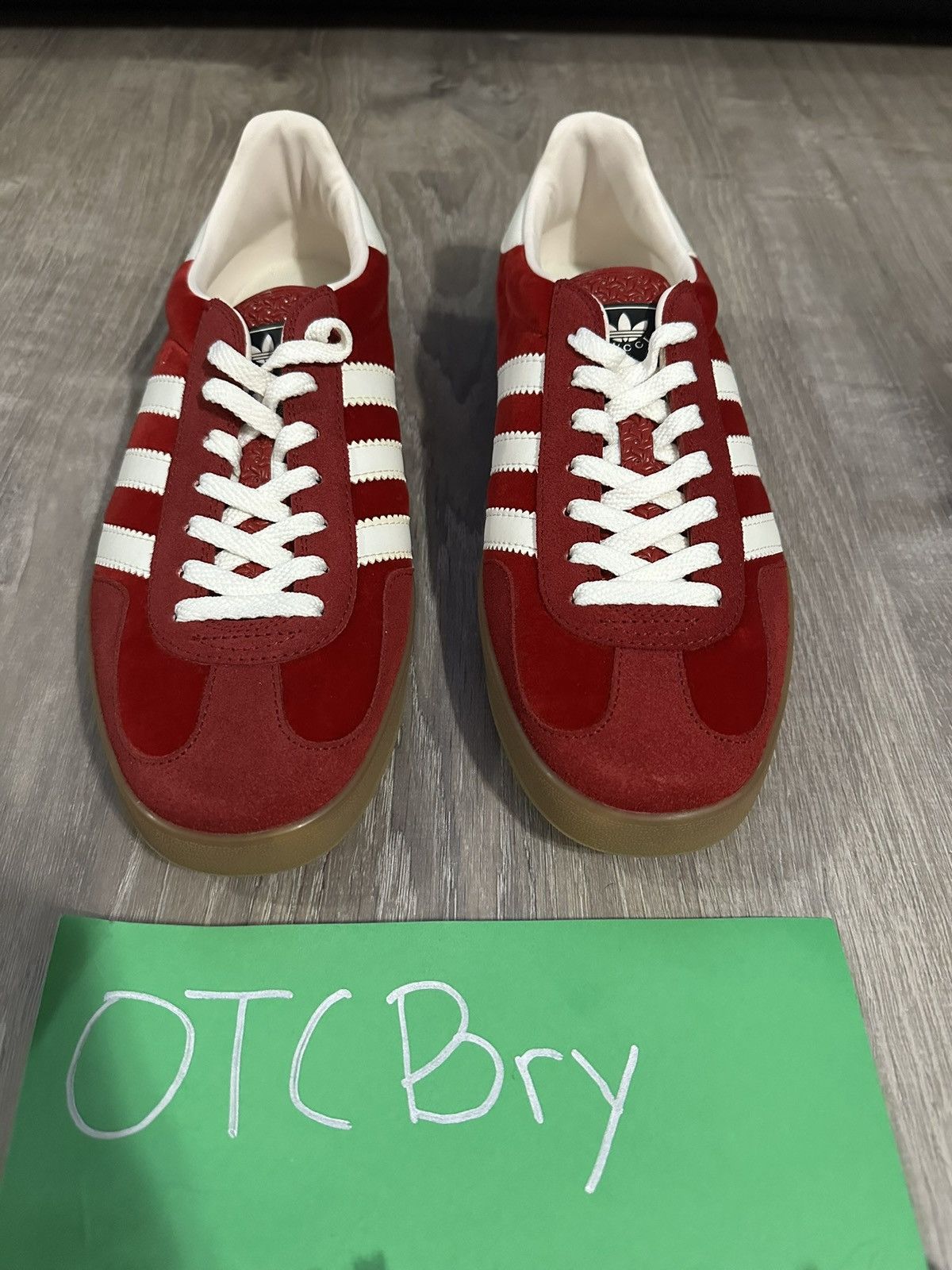 Adidas Adidas x Gucci Gazelle Red Size US 9 / EU 42 - 1 Thumbnail