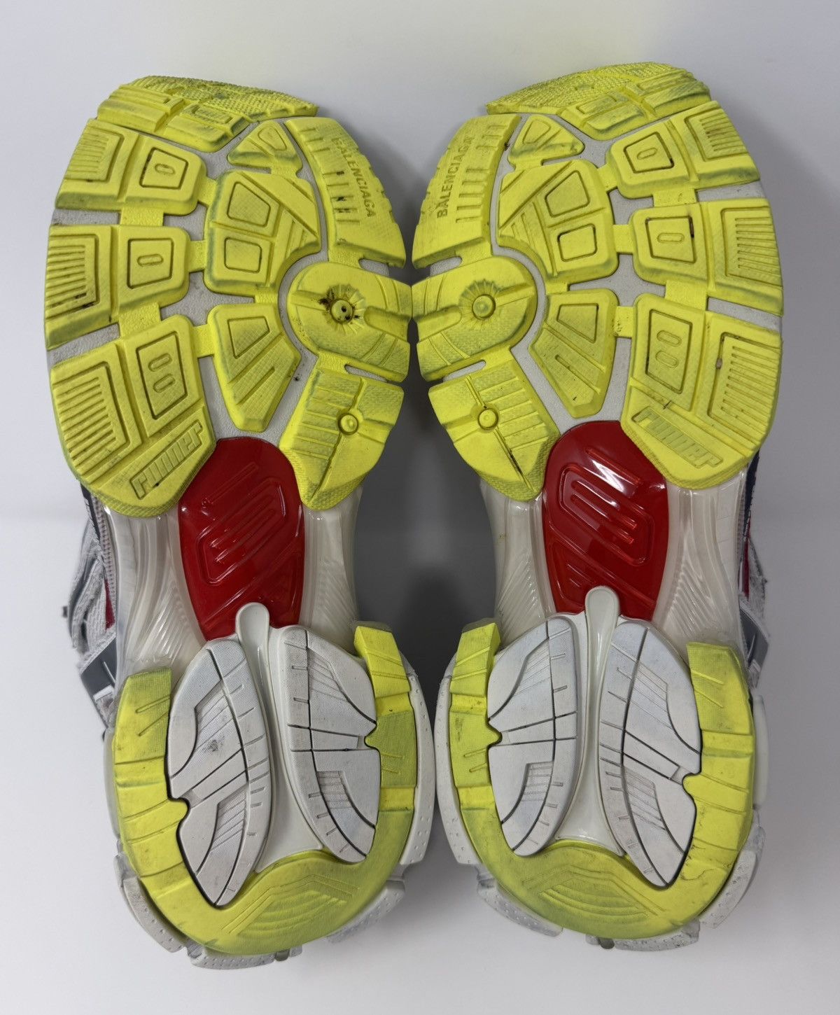 Balenciaga Balenciaga Runner Sneaker Red/Yellow Size US 12 / EU 45 - 6 Thumbnail