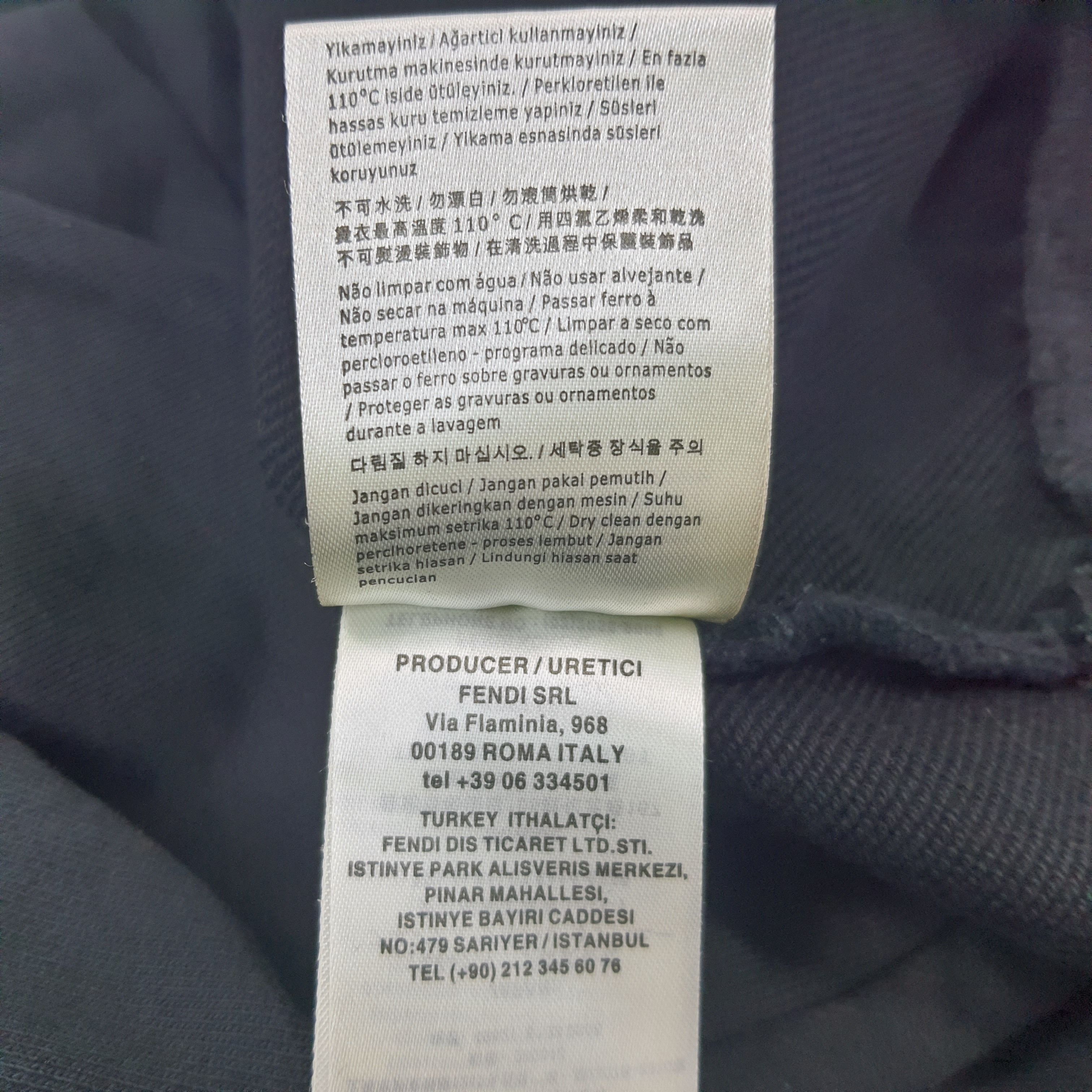 Fendi × Vintage Vintage FENDI Designer Sweatshirt C234N25 Size US L / EU 52-54 / 3 - 9 Thumbnail