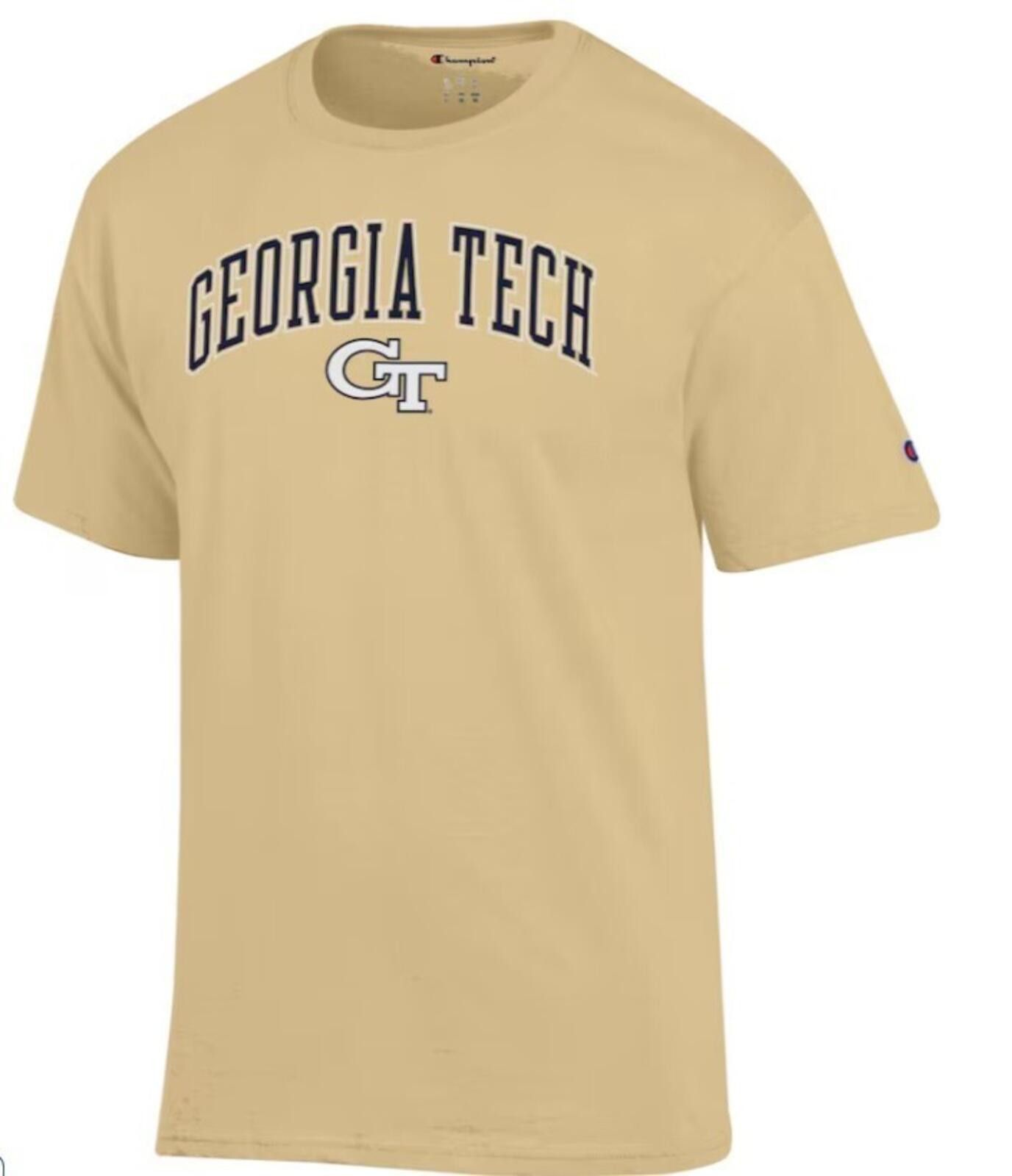 Champion Men's Champion Gold Georgia Tech Arch Over Logo T-Shirt Size US L / EU 52-54 / 3 - 2 Thumbnail
