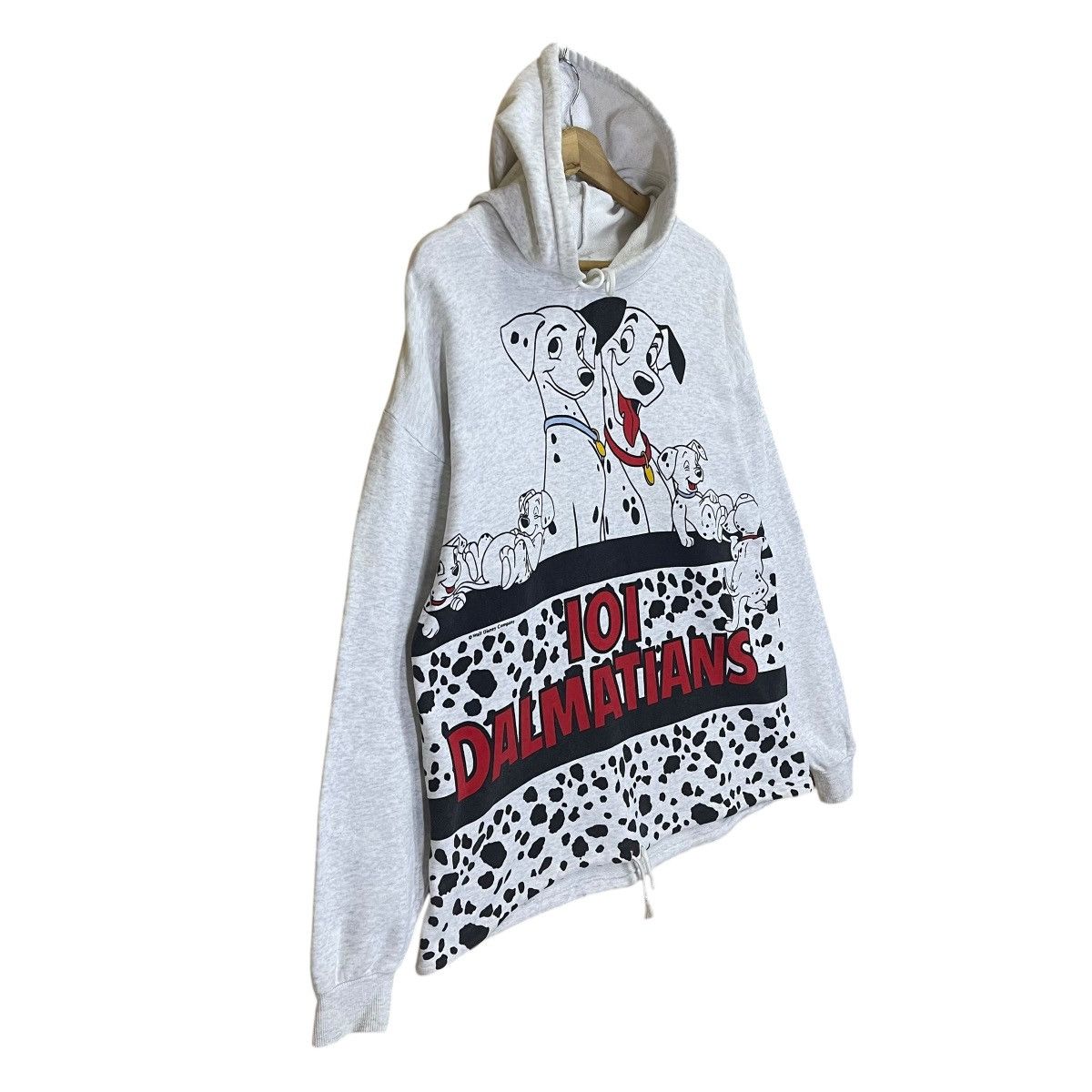 Disney × Japanese Brand × Vintage Vintage 90s 101 Dalmatian Dog Theme Graphic Pullover Hoodie Size US L / EU 52-54 / 3 - 2 Thumbnail