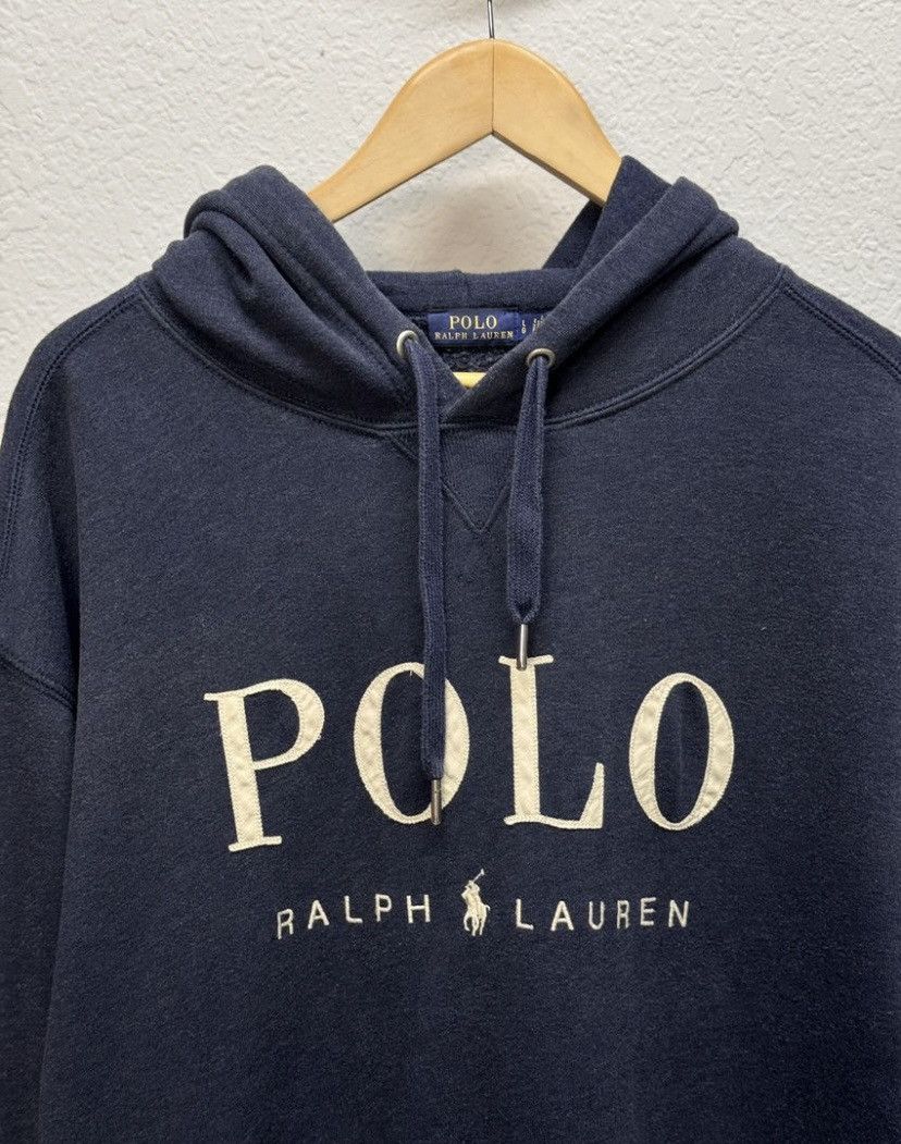 Polo Ralph Lauren Polo Ralph Lauren Vintage Hoodie Size US L / EU 52-54 / 3 - 3 Thumbnail