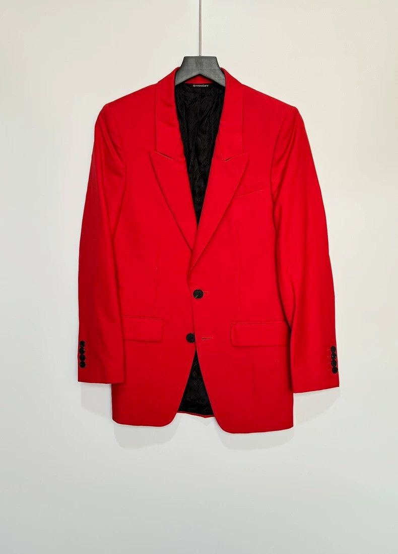 Givenchy Givenchy Sise44 Red Suit Jacket Size US M / EU 48-50 / 2 - 1 Thumbnail