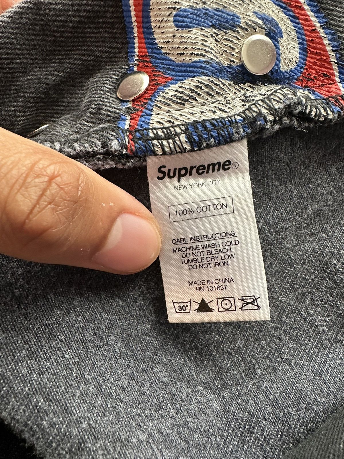 Supreme Supreme 666 Denim Size US 34 / EU 50 - 4 Thumbnail