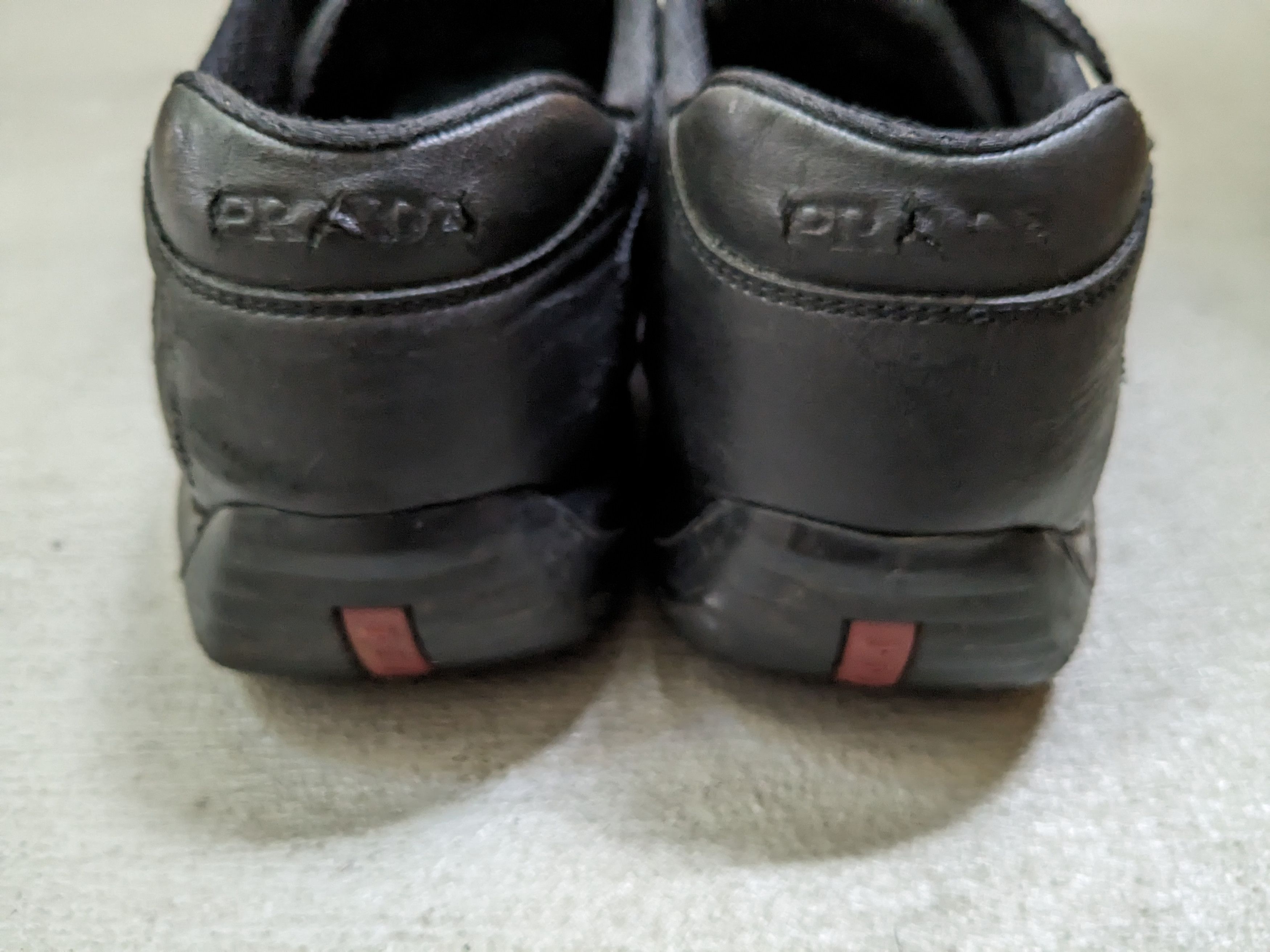 Prada Prada America's Cup Size 9.5 Black Red Leather Low Tops Size US 9.5 / EU 42-43 - 13 Thumbnail