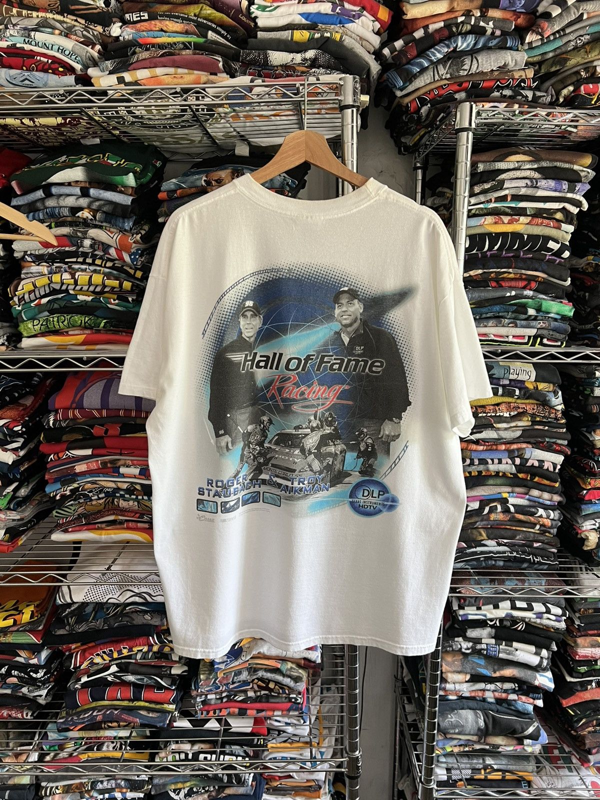 Chase Authentics 2005 Hall of Fame Racing Roger Staubach Troy Aikman Tee Size US XL / EU 56 / 4 - 1 Thumbnail