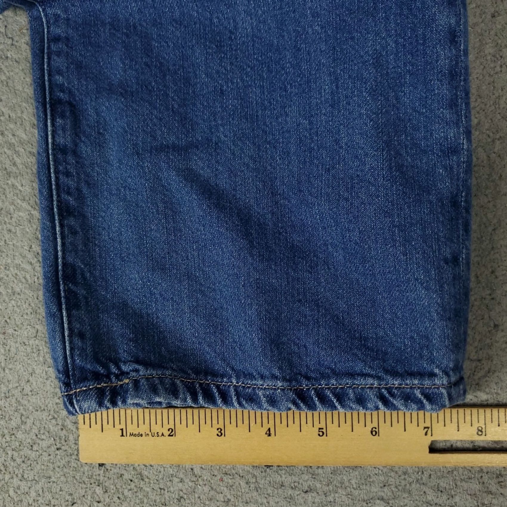 Vintage AG Adriano Goldschmied The Everett Jeans Mens 40x32 Blue Slim Straight Denim 5-Pocket Regular Rise Size US 40 / EU 56 - 6 Thumbnail