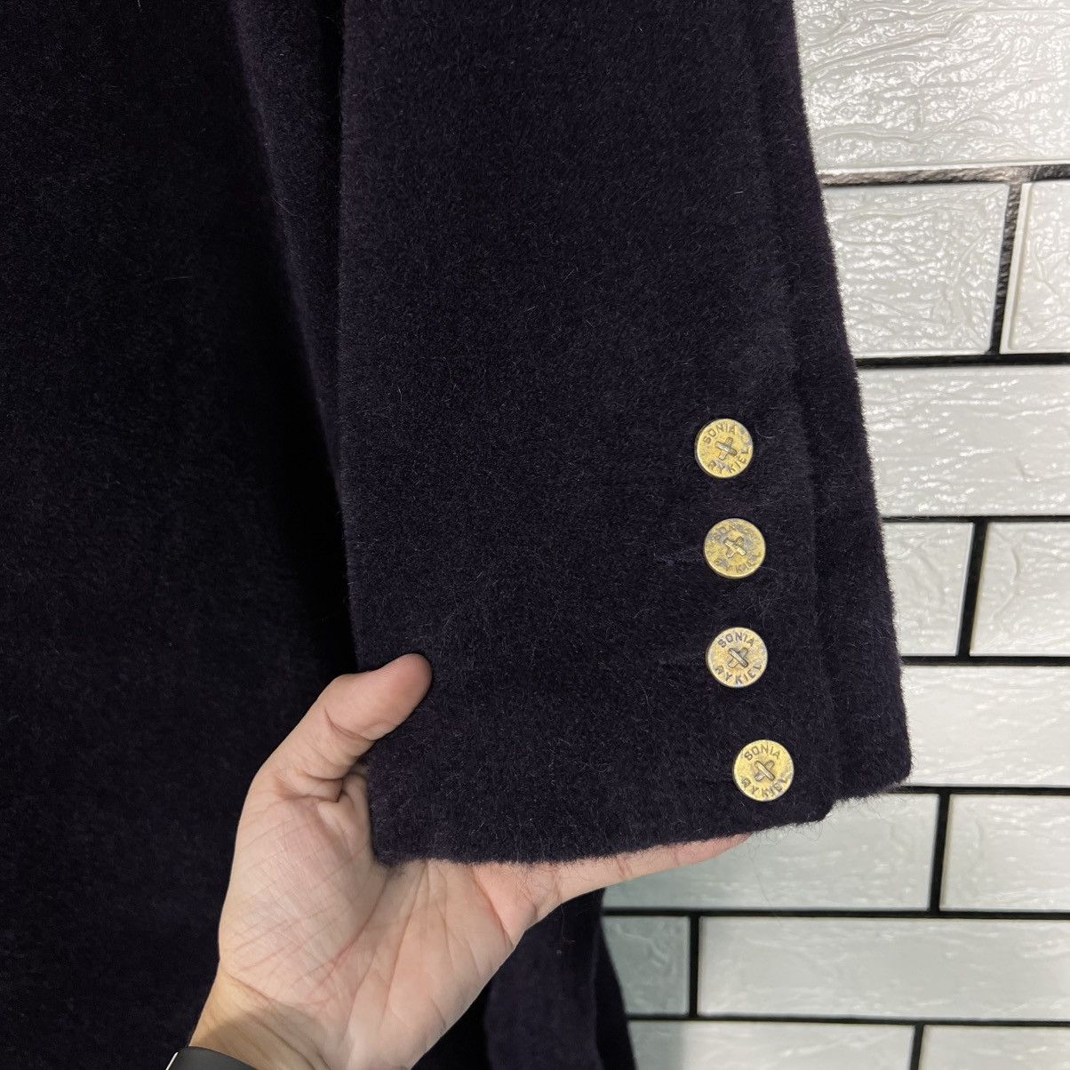 Sonia Rykiel Vintage 90's SONIA RYKIEL Wool Belted Overcoat #4137-C188 Size M / US 6-8 / IT 42-44 - 8 Thumbnail