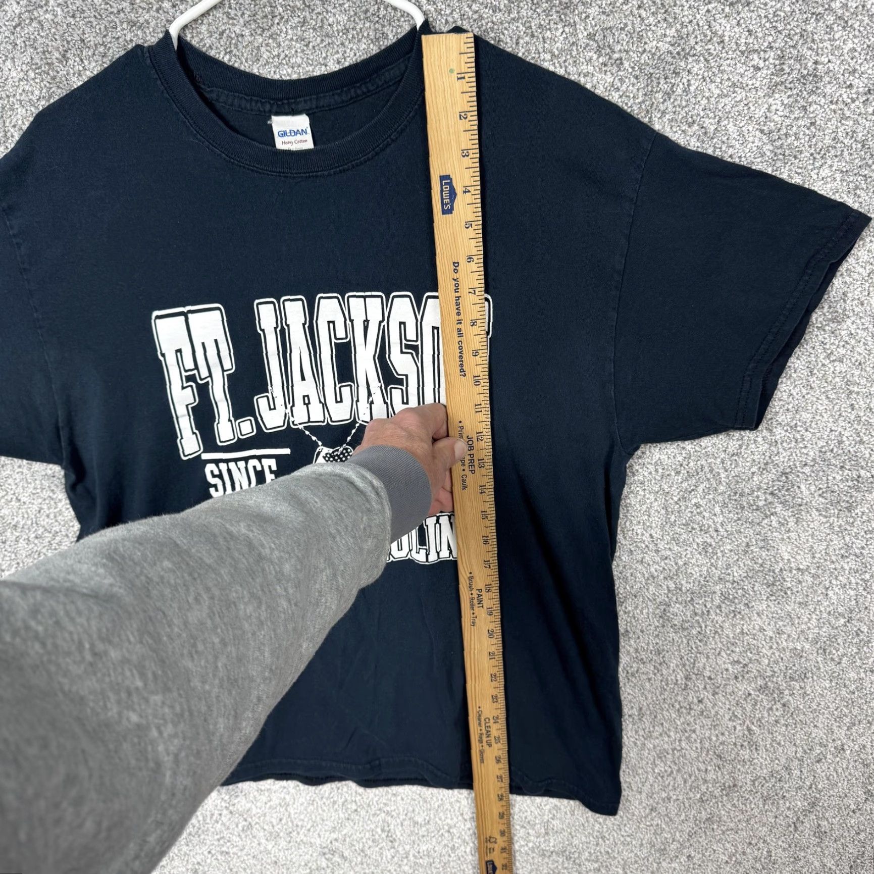 Gildan Gildan Tshirt Men L Black Ft Jackson South Carolina Military Base Army Heritage Patriotic USA Size US L / EU 52-54 / 3 - 2 Thumbnail