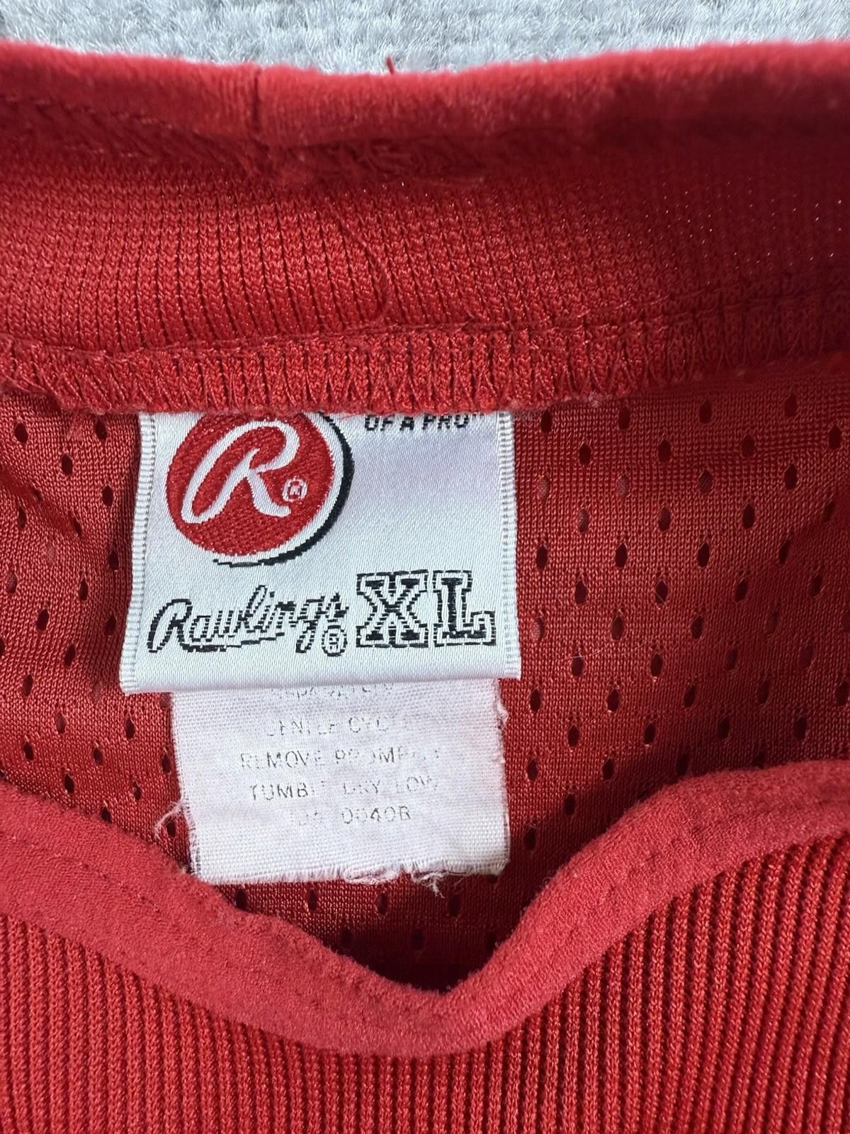 Other VTG Rawlings Practice Warm Up Windbreaker Nylon Jacket Mens Size US XL / EU 56 / 4 - 5 Thumbnail