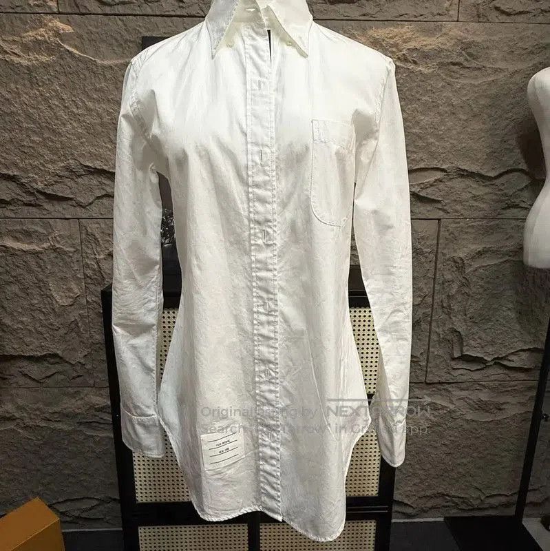 Thom Browne Thom Browne White Cotton Women's T-Shirt . Size M / US 6-8 / IT 42-44 - 1 Thumbnail