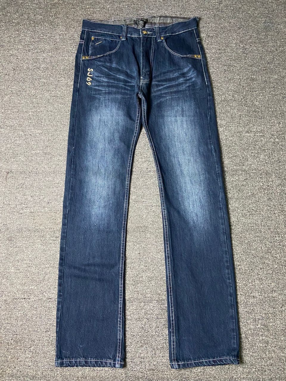 SEAN JOHN 69 Slim Fit Cut Denim Jeans (136)