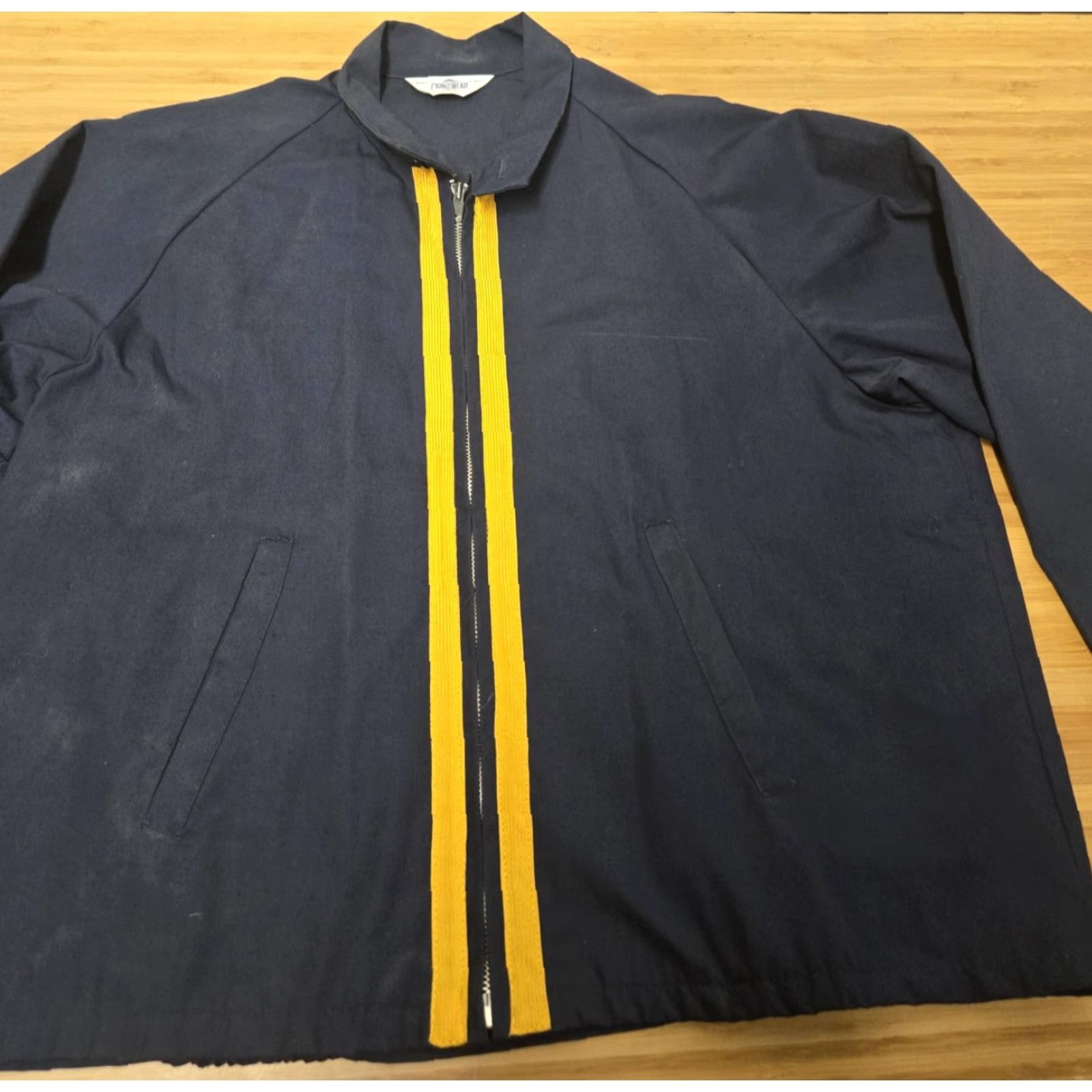 Vintage VINTAGE Printwear Jacket Mens XL Navy Golden Puppets Skydivers Graphic Cotton Size US XL / EU 56 / 4 - 4 Thumbnail
