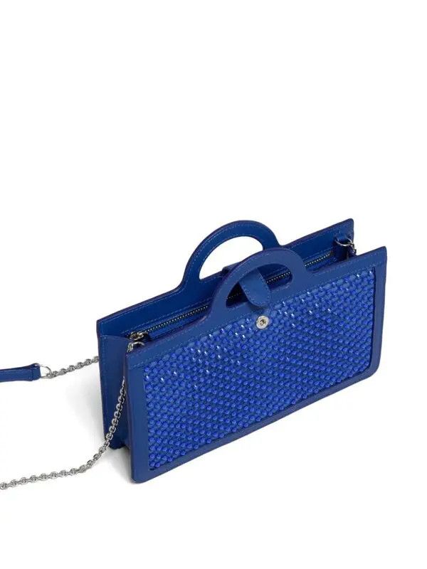 Marni o1w1db11125 Size :OS/Crystal-Embellished Wallet in Blue Size ONE SIZE - 3 Thumbnail