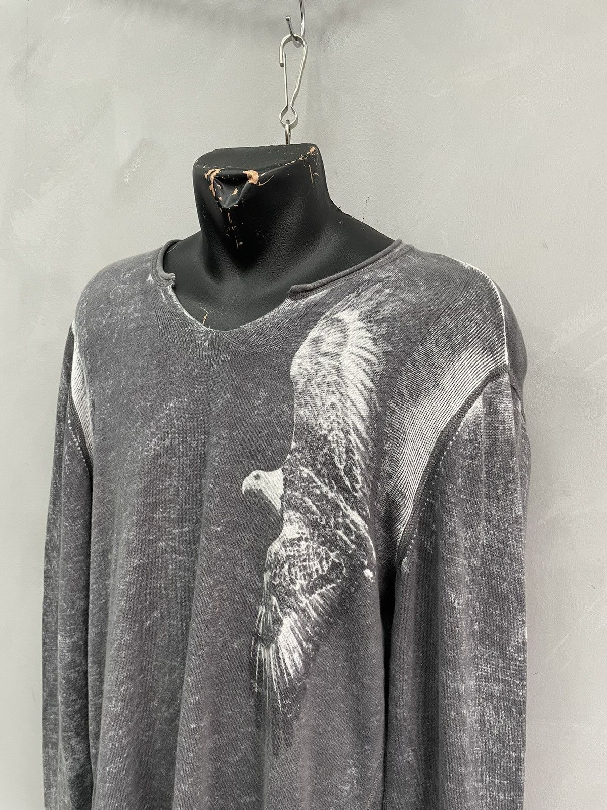 Armani Rare armani Exchenge washed sweater rare archive y2k Size US L / EU 52-54 / 3 - 2 Thumbnail