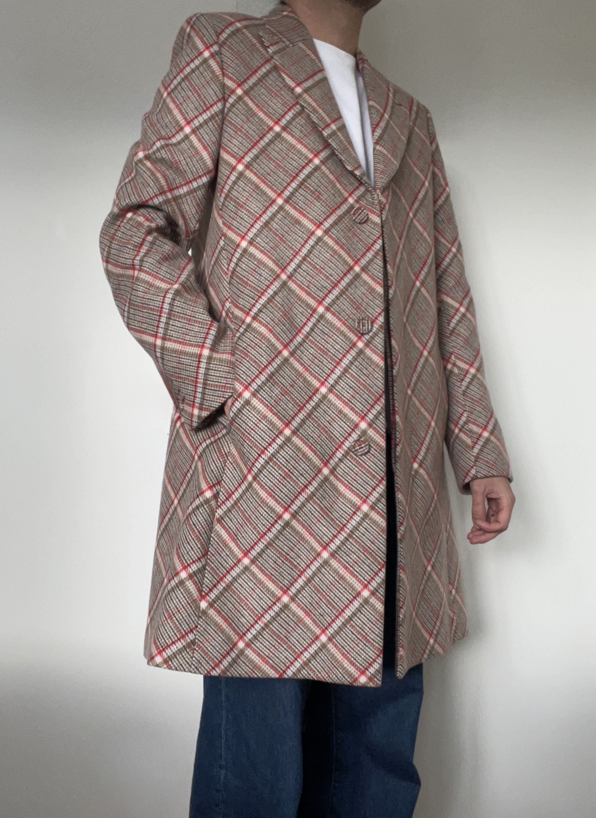 Dior Dior Men's Homme Tailored Check Checkered print wool coat. Size US M / EU 48-50 / 2 - 4 Thumbnail