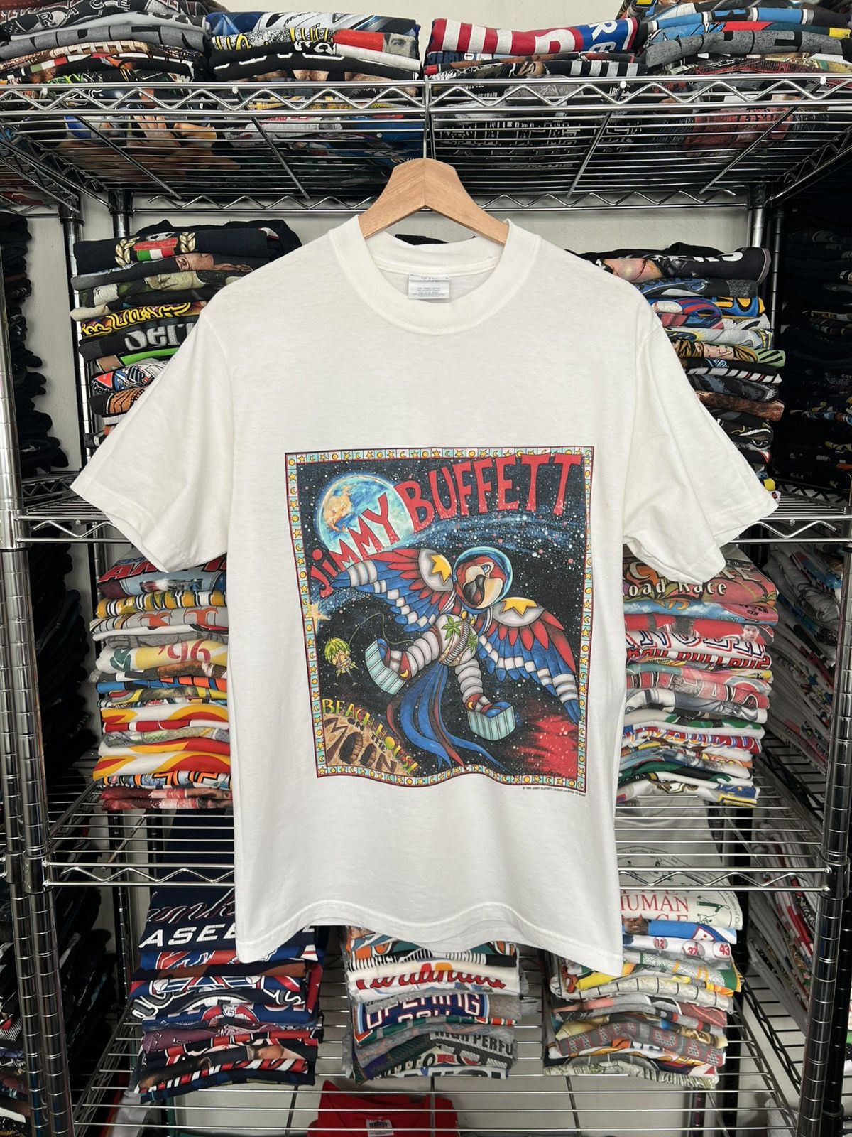 Band Tees 1999 Jimmy Buffett Beach House on the Moon Tour Tee Size US M / EU 48-50 / 2 - 1 Thumbnail