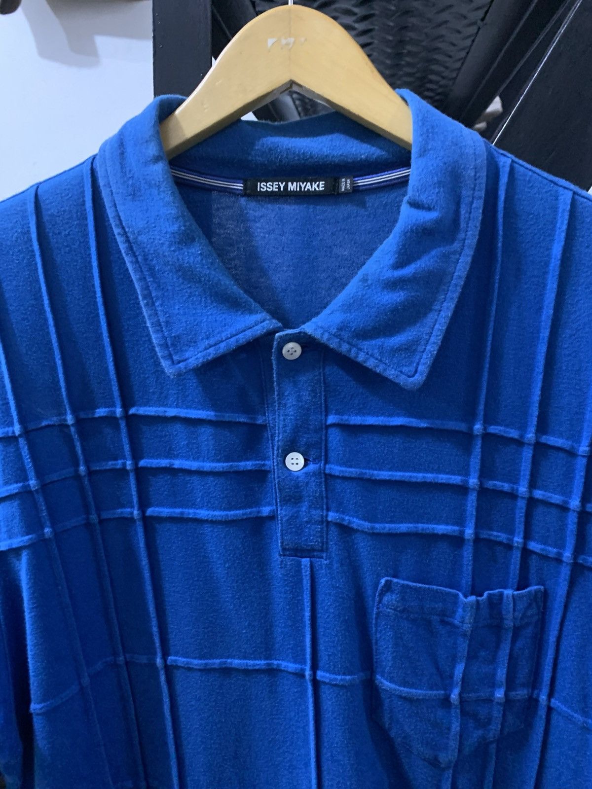 Issey Miyake 1990s Issey Miyake Polo Shirt Size US L / EU 52-54 / 3 - 2 Thumbnail
