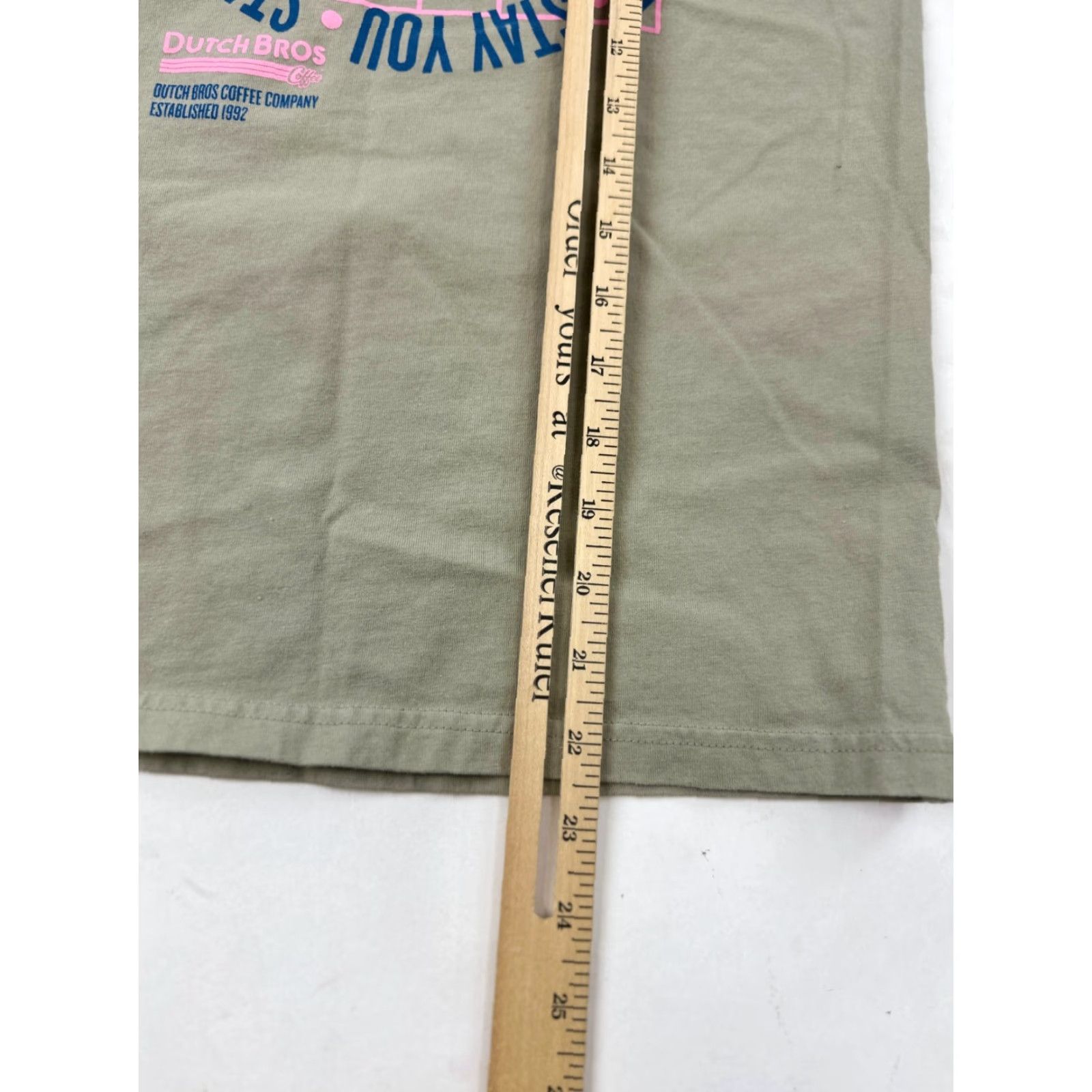 Vintage Dutch Bros Shirt Womens S Green Stay True Stay You 1992 Tee Coffee Size S / US 4 / IT 40 - 7 Thumbnail