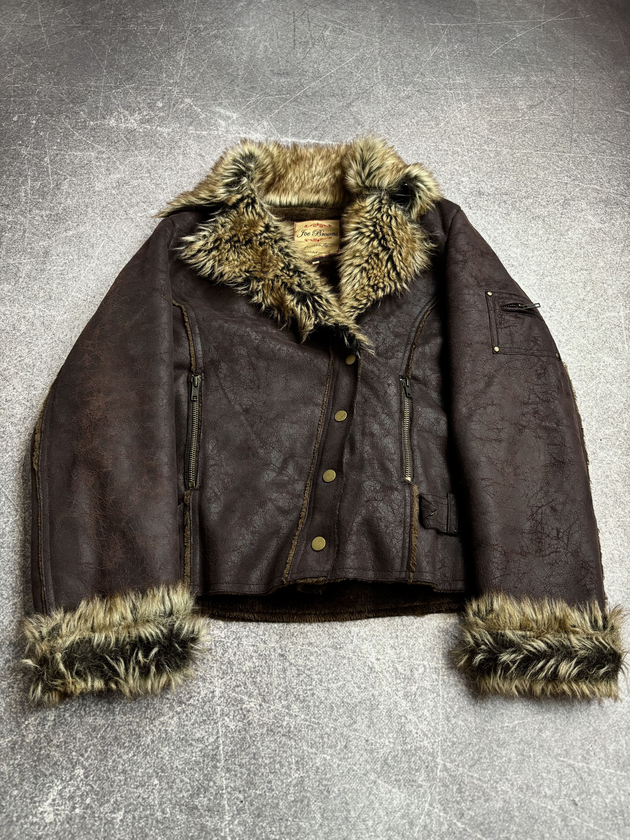 If Six Was Nine IF SIX WAS NINE STYLE JAPANESE SHEEPSKIN JACKET FUR HOOD Y2K Size US S / EU 44-46 / 1 - 1 Thumbnail