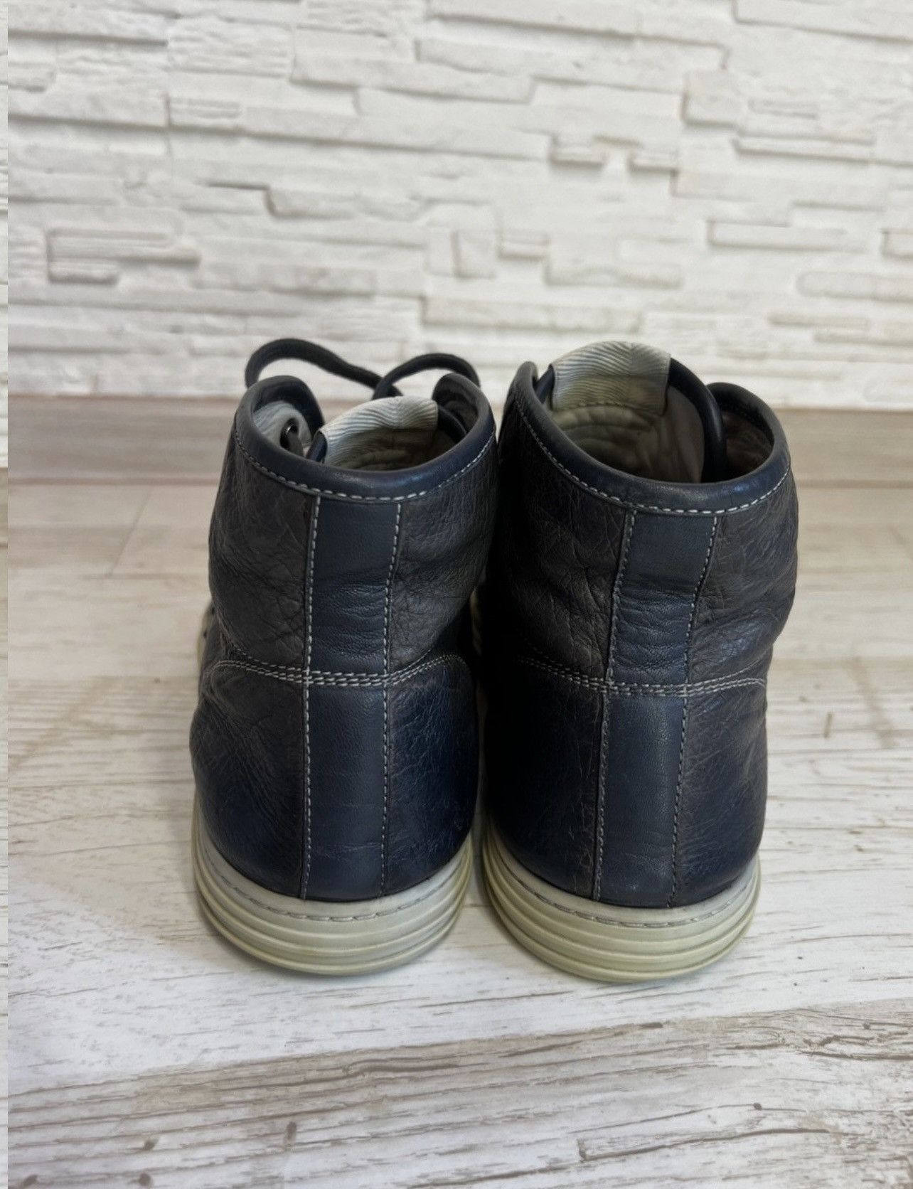 Gucci Gucci Ostrich leather high top sneakers 9,5 Size US 9.5 / EU 42-43 - 7 Thumbnail