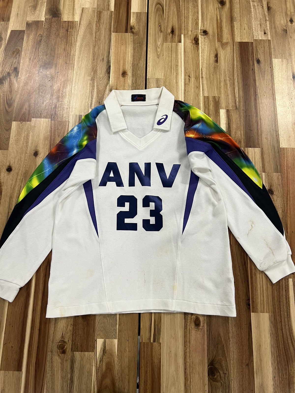 Asics Vintage 80’s Match-worn Asics Japan #23 Volleyball Jersey Size US M / EU 48-50 / 2 - 1 Thumbnail