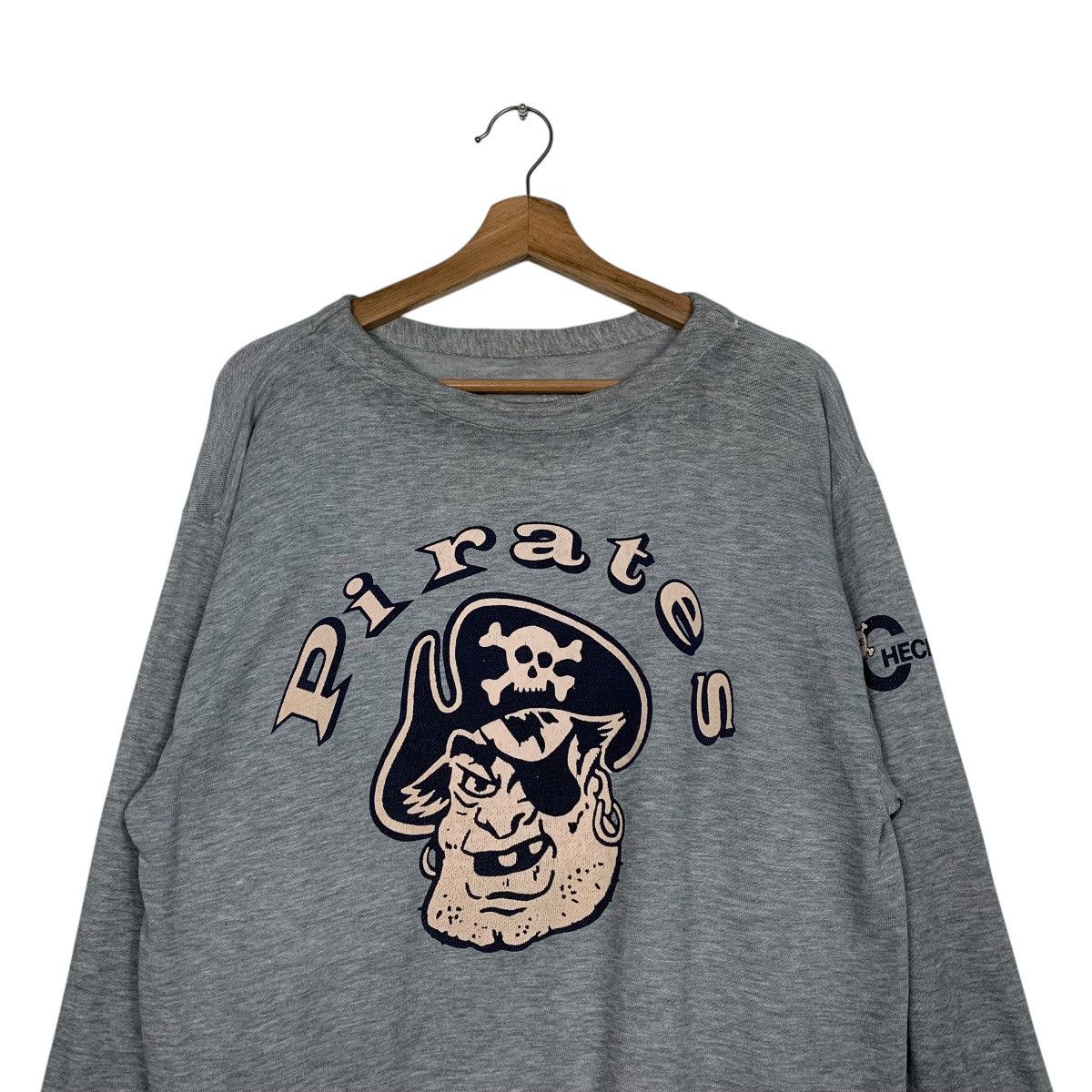 Japanese Brand Pirates Big Logo Crewneck Sweatshirt Size US M / EU 48-50 / 2 - 2 Thumbnail