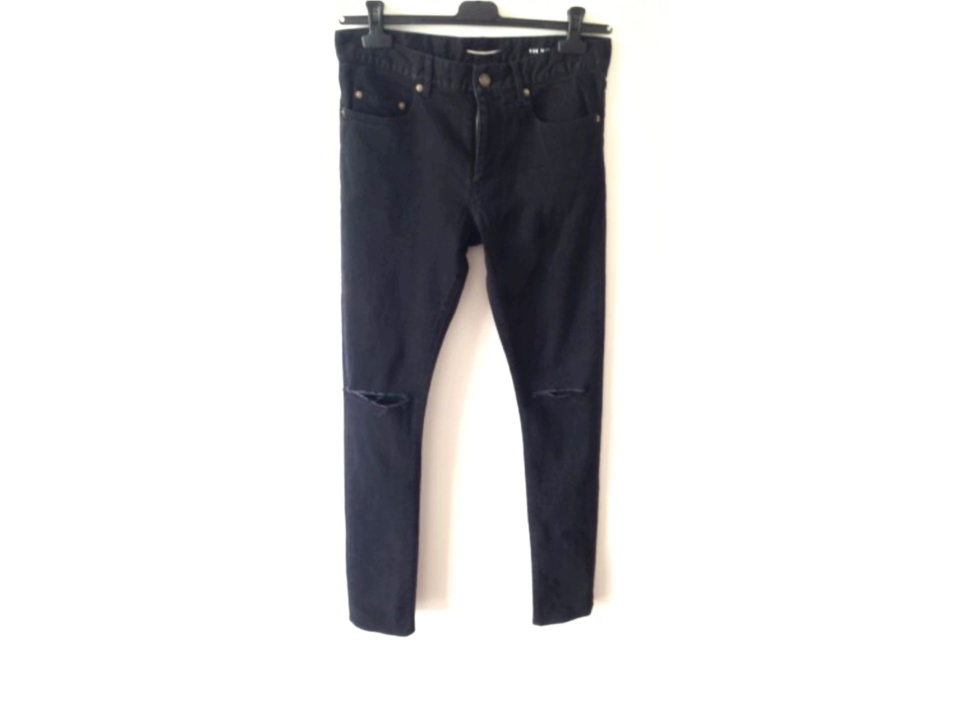 Saint Laurent Paris Saint Laurent Paris Knife cut jeans Size US 30 / EU 46 - 1 Thumbnail