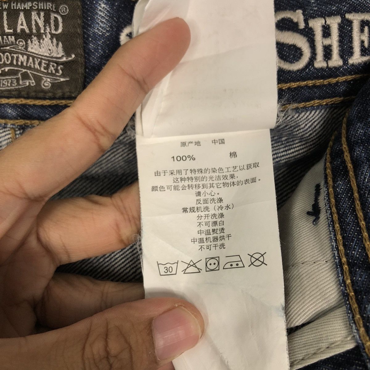 Japanese Brand 🔥Vintage Denim Jeans Red Line Timberland Size US 32 / EU 48 - 23 Thumbnail