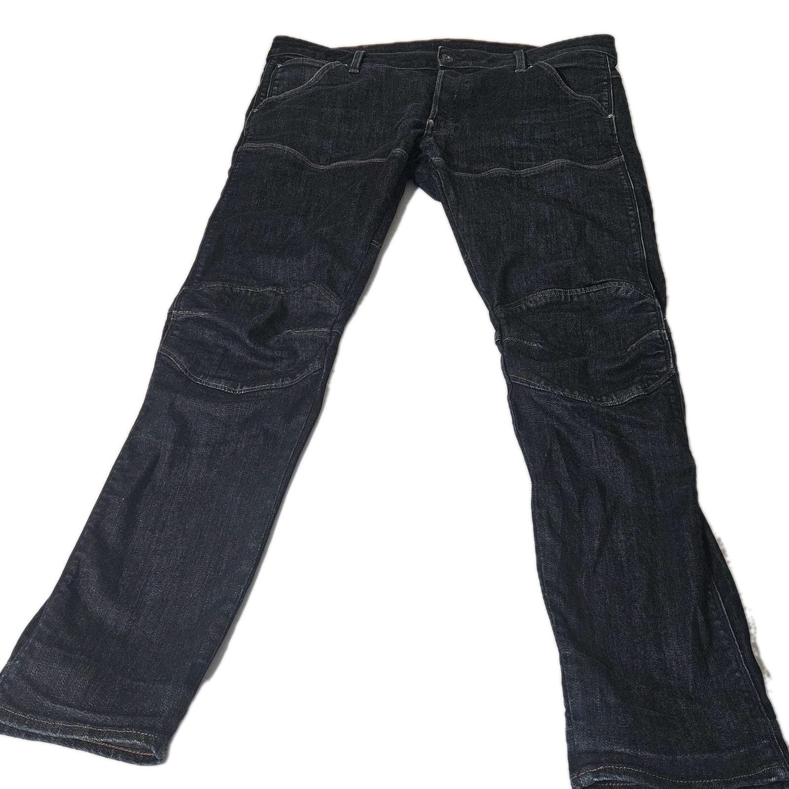 G-Star G Star RAW 5620 3D Jeans Men's 38 x 32 Denim Moto Biker Size US 38 / EU 54 - 1 Thumbnail