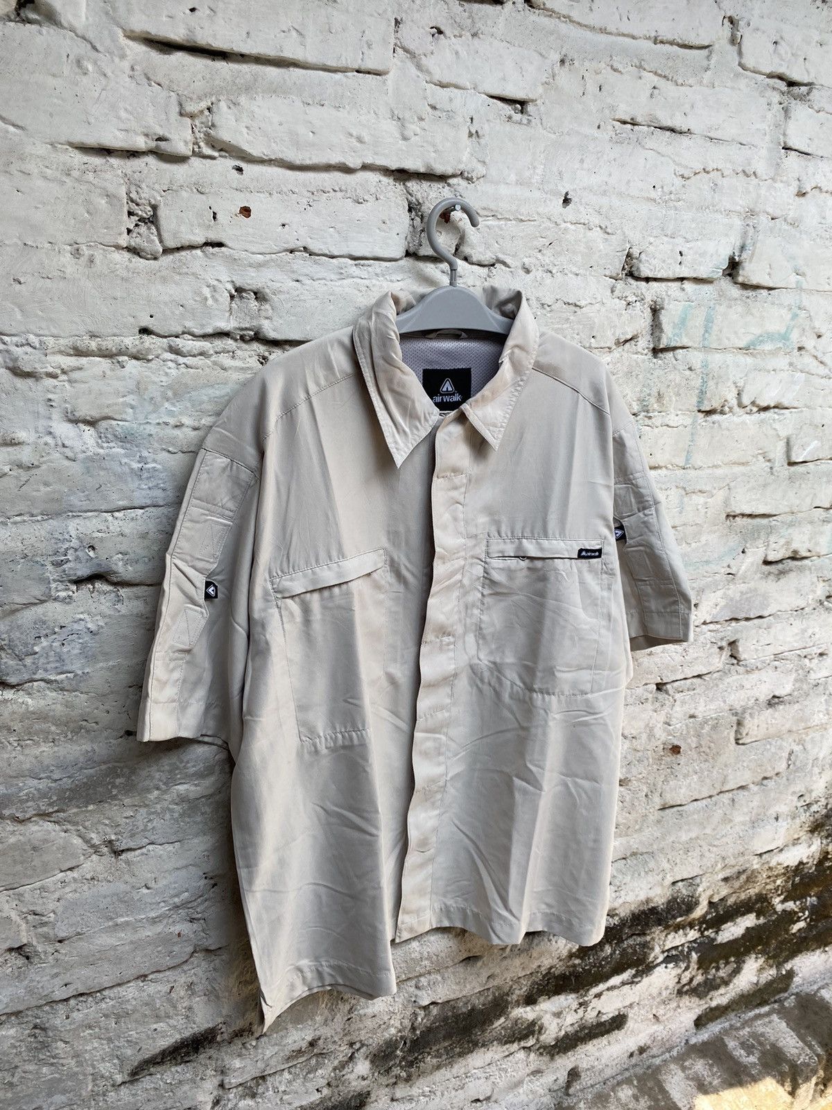 Airwalk × Vintage VINTAGE AIRWALK OUTDOOR BUTTON UP SHORT SHIRT Size US XL / EU 56 / 4 - 2 Thumbnail