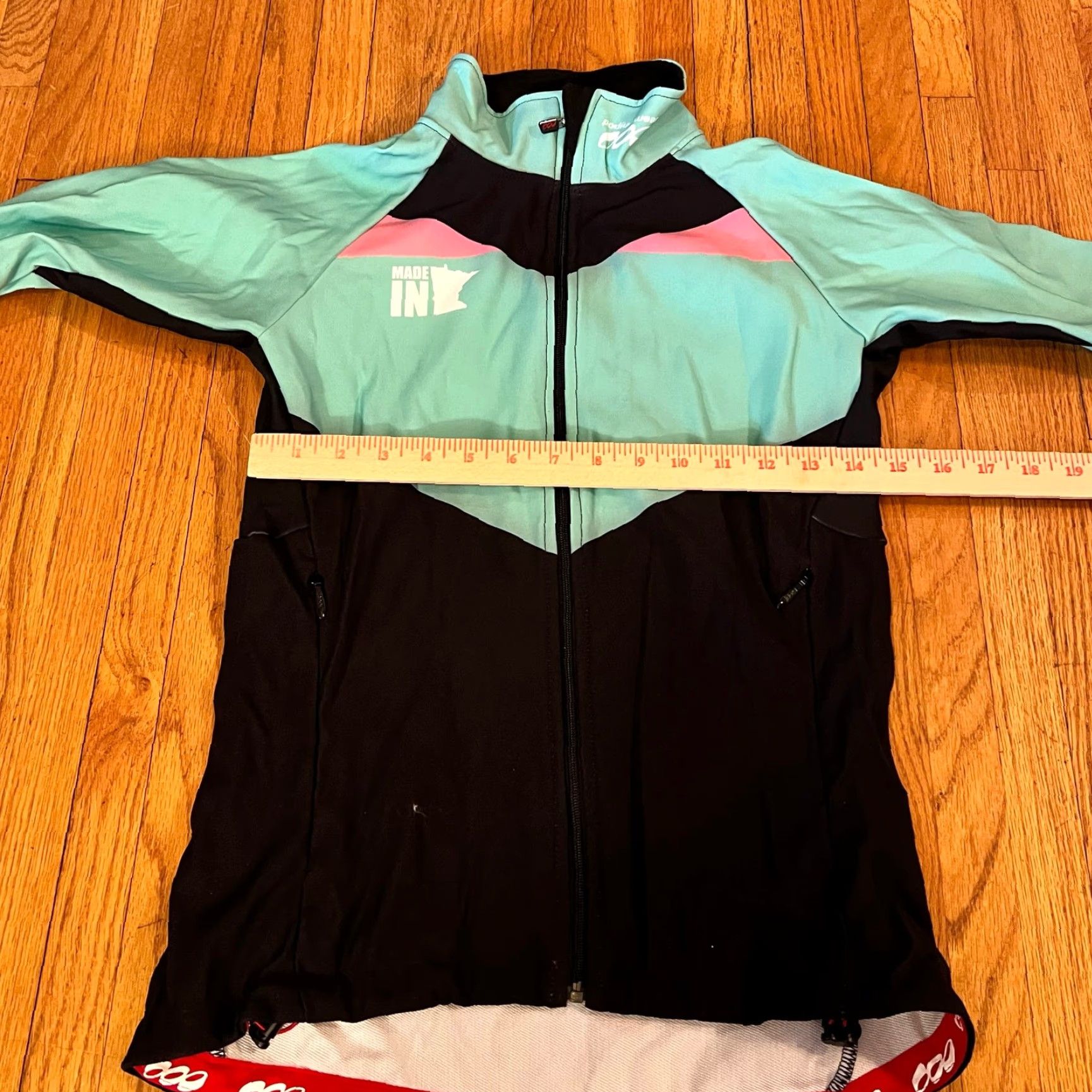 Vintage VINTAGE Podium Wear Jacket Womens XXS Team Performance Running Black Green Size XXS / US 00 / IT 34 - 6 Thumbnail