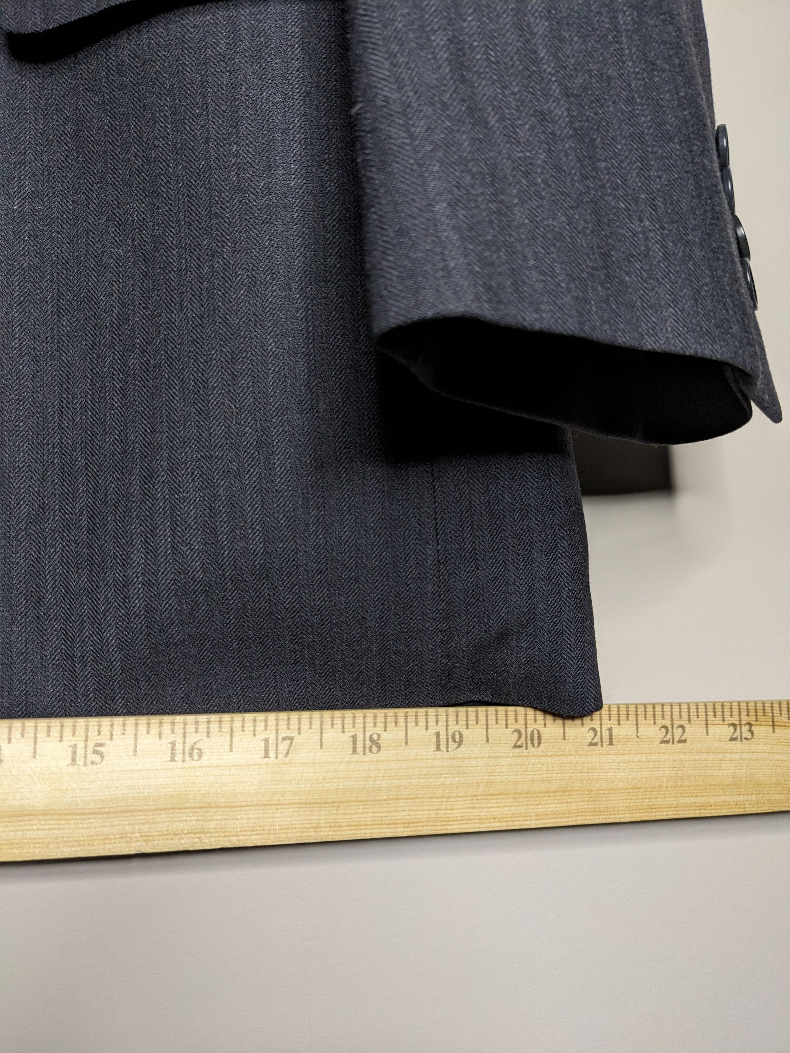 Brooks Brothers Brooks Brothers Blazer Sz 39S Herringbone Wool Suit Jacket Size 40S - 12 Thumbnail