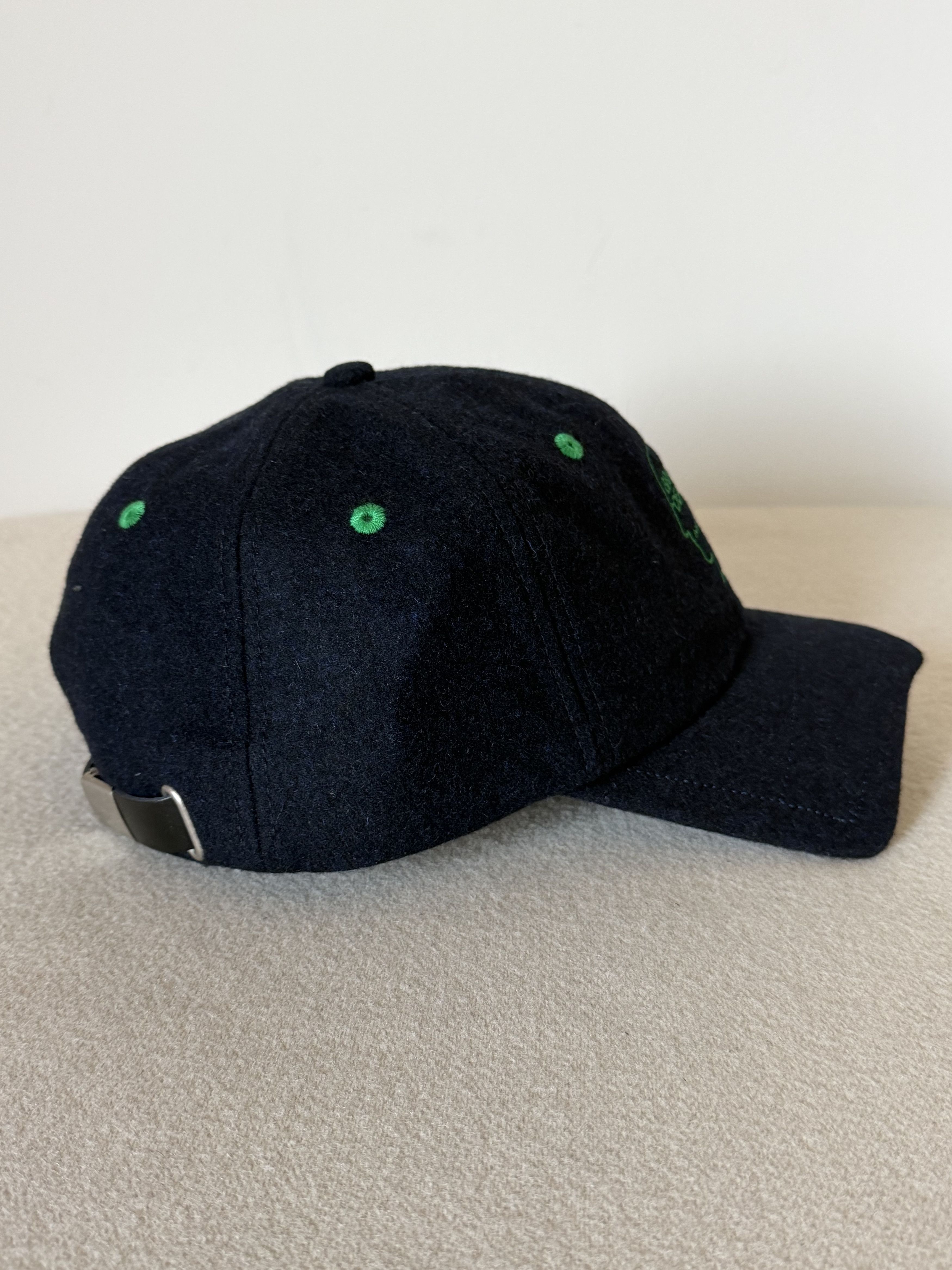 Brain Dead Brain Dead Batwing Logo Hat in Navy Blue Size ONE SIZE - 3 Thumbnail