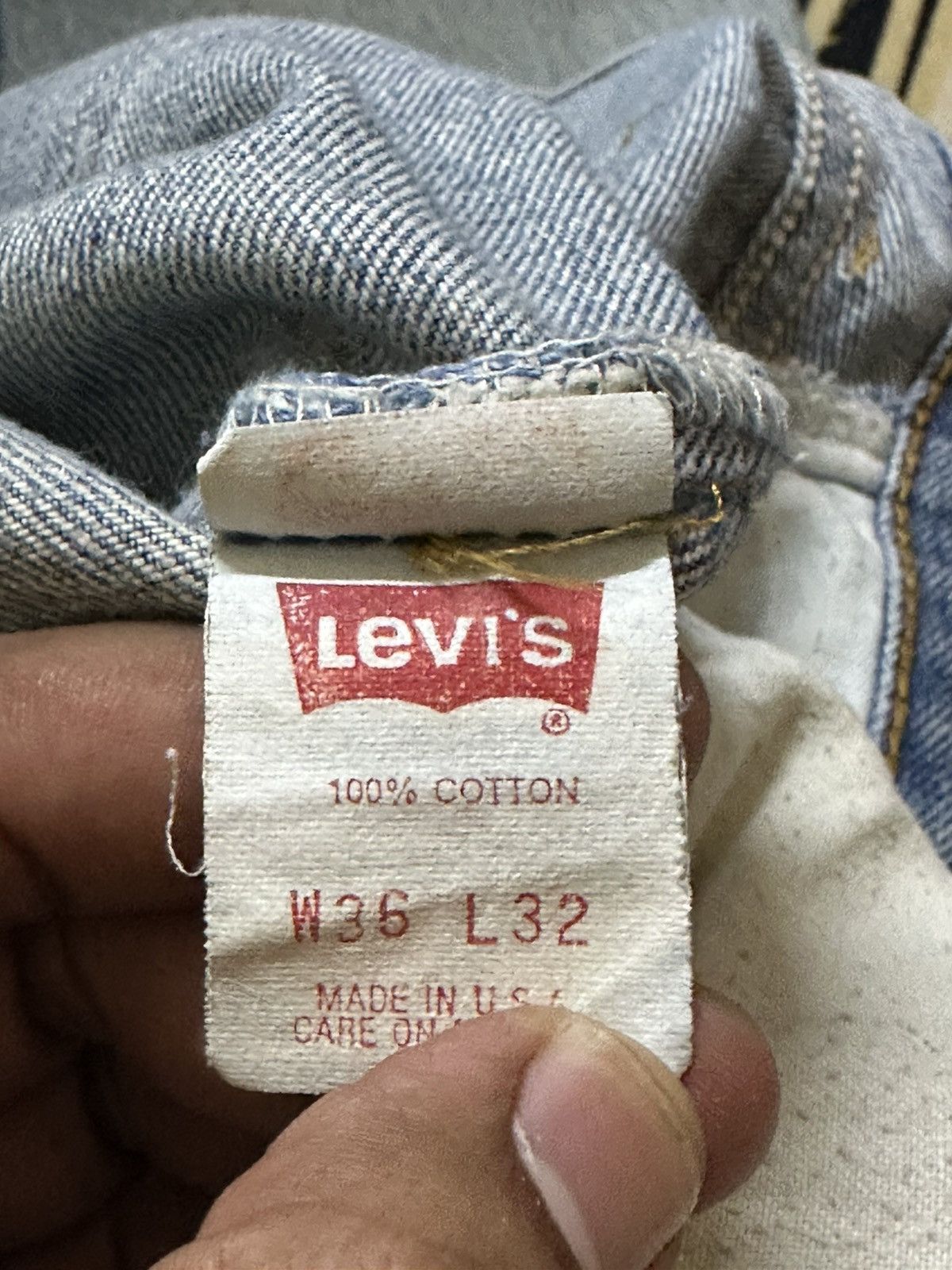 Levi's Vintage Clothing Vintage Levi’s 501 Mudwash Ripped Distressed Denim Size US 34 / EU 50 - 8 Thumbnail