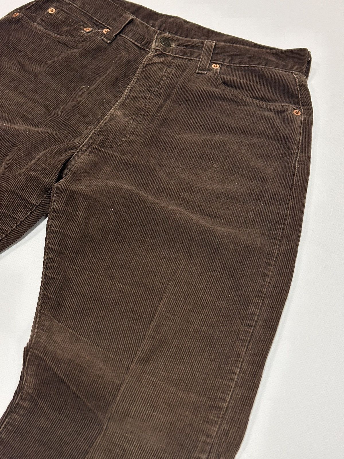Levi's × Vintage 90’s Levis Vintage 551 Y2k Cowboy Corduroy Pants Size US 30 / EU 46 - 6 Thumbnail