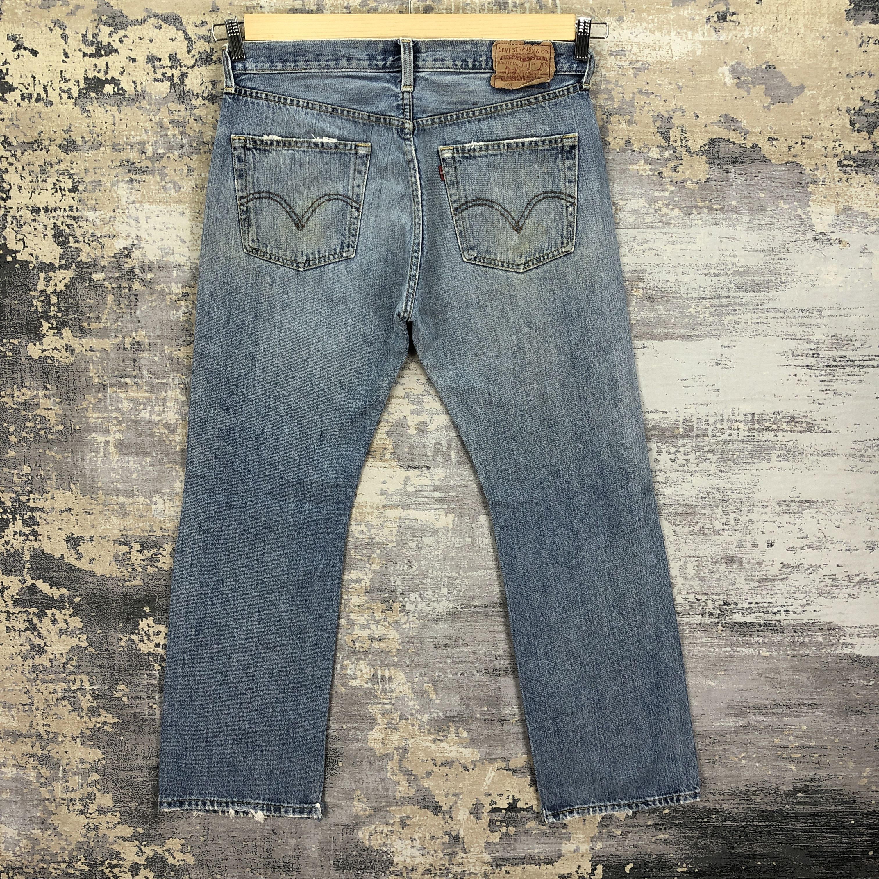 Levi's Vintage Levis 501 Jeans Distressed Faded Levis 501 Denim Size US 32 / EU 48 - 2 Thumbnail
