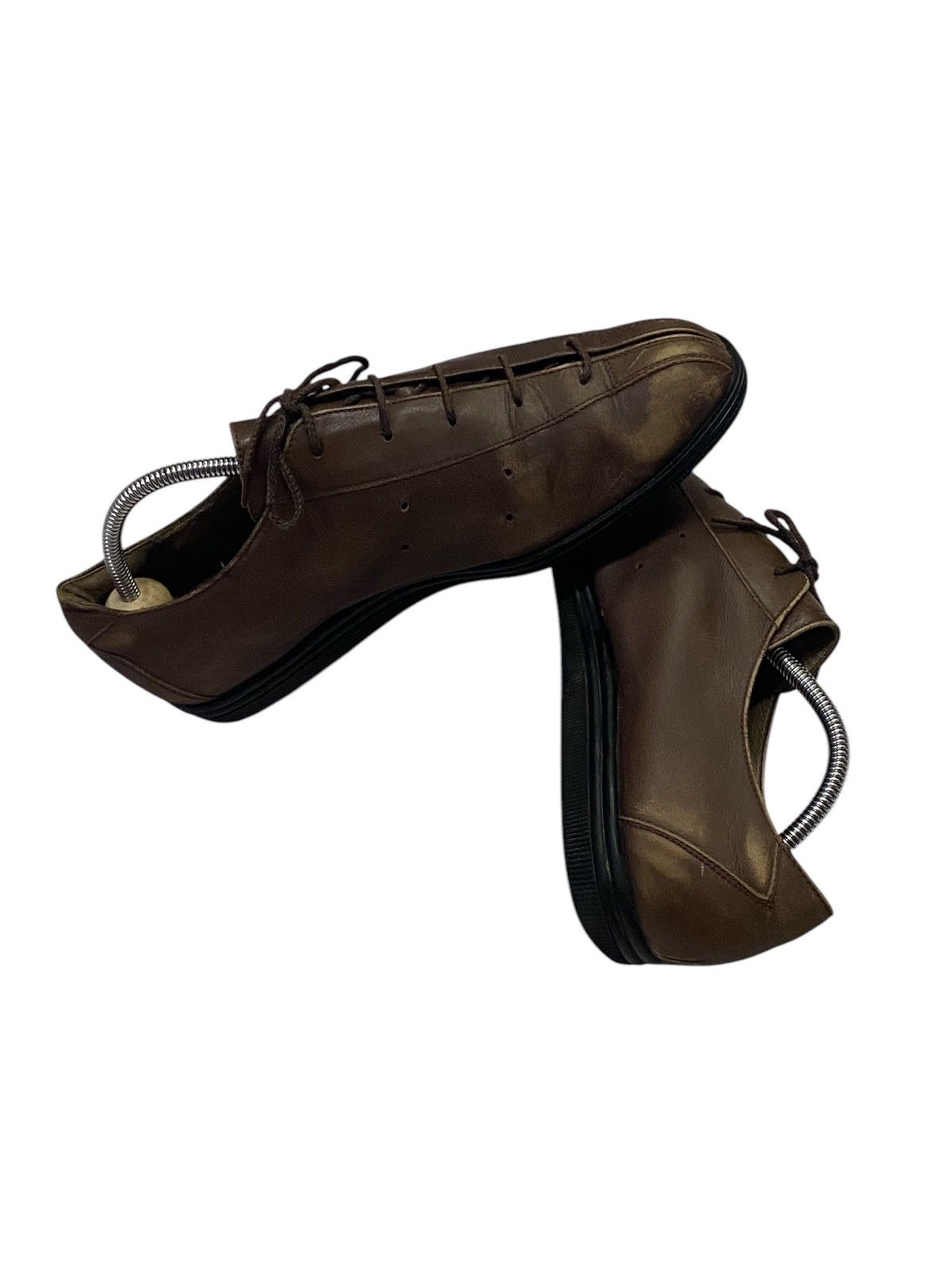 Issey Miyake Vintage 80s Issey Miyake Plegada Leather Shoes Size US 7 / EU 40 - 2 Thumbnail