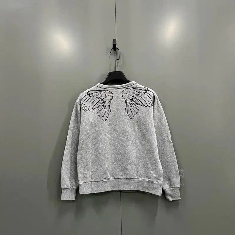 Valentino Valentino Gray Cotton Logo Hoodie for Women . Size S / US 4 / IT 40 - 3 Thumbnail