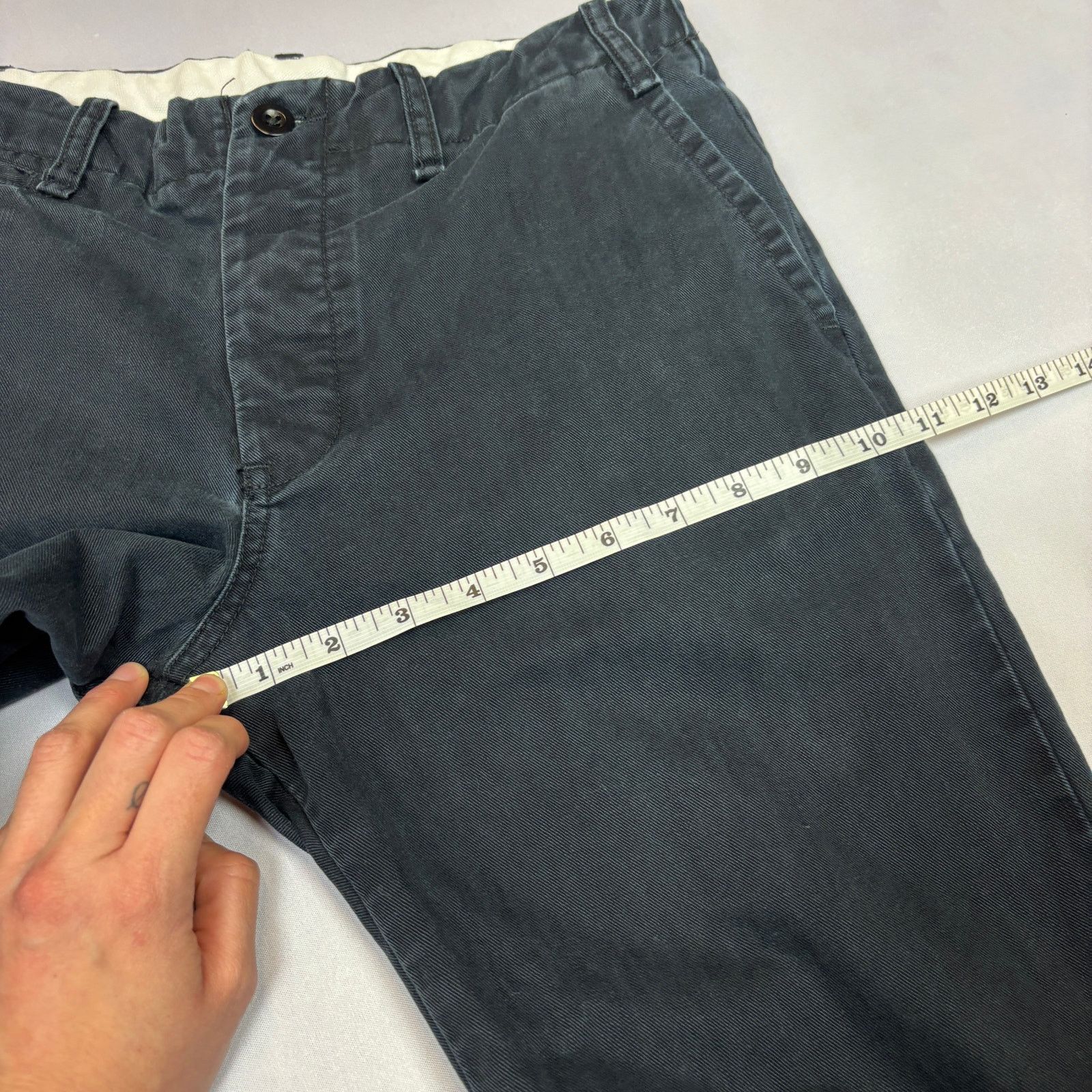 Buck Mason Buck Mason Officer Slub Twill Chino Pants Men's 29x26.5 Size US 29 - 6 Thumbnail