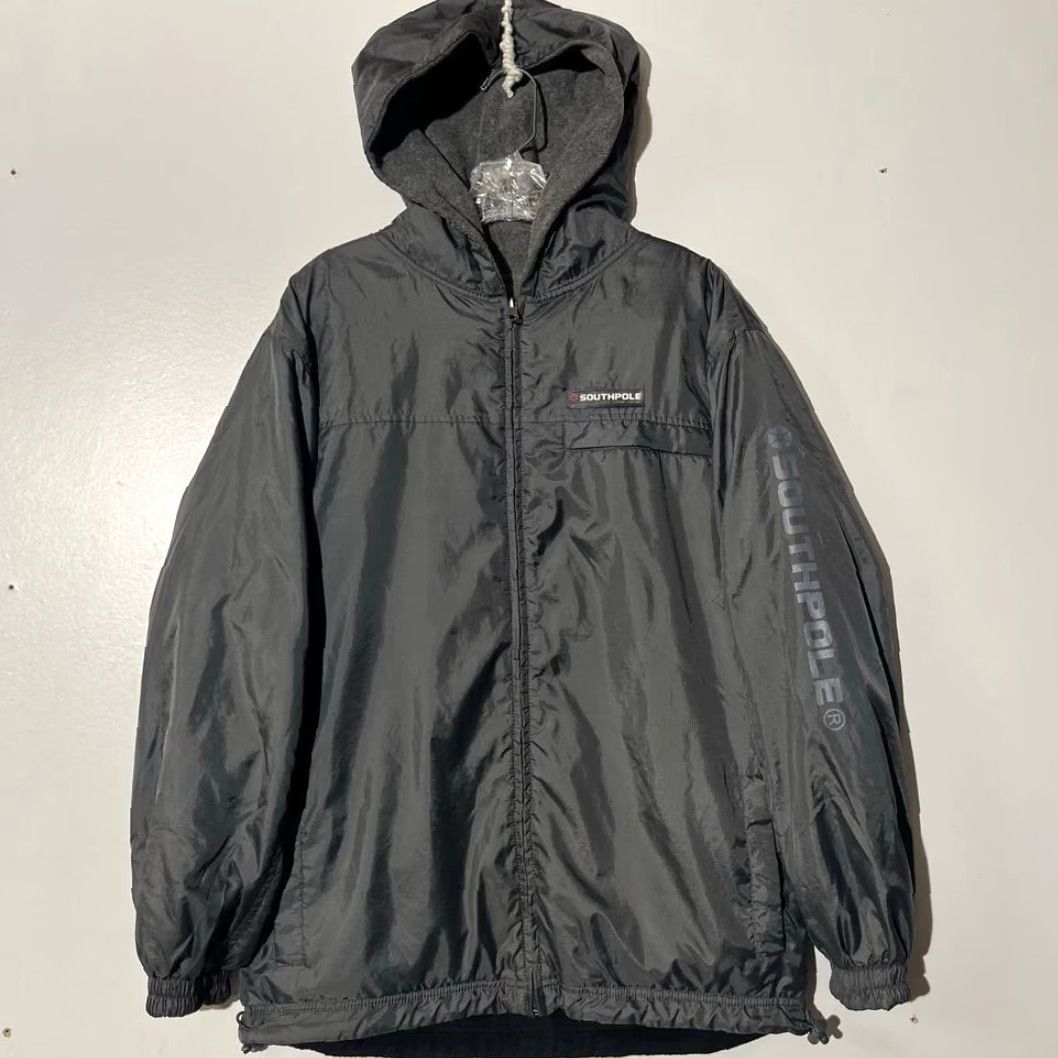 Southpole VINTAGE South Pole Reversible Bomber Gray Coat Jacket XL Men’s Size XL Mens Gray Bomber Reversible South Pole 90s Size US XL / EU 56 / 4 - 2 Thumbnail