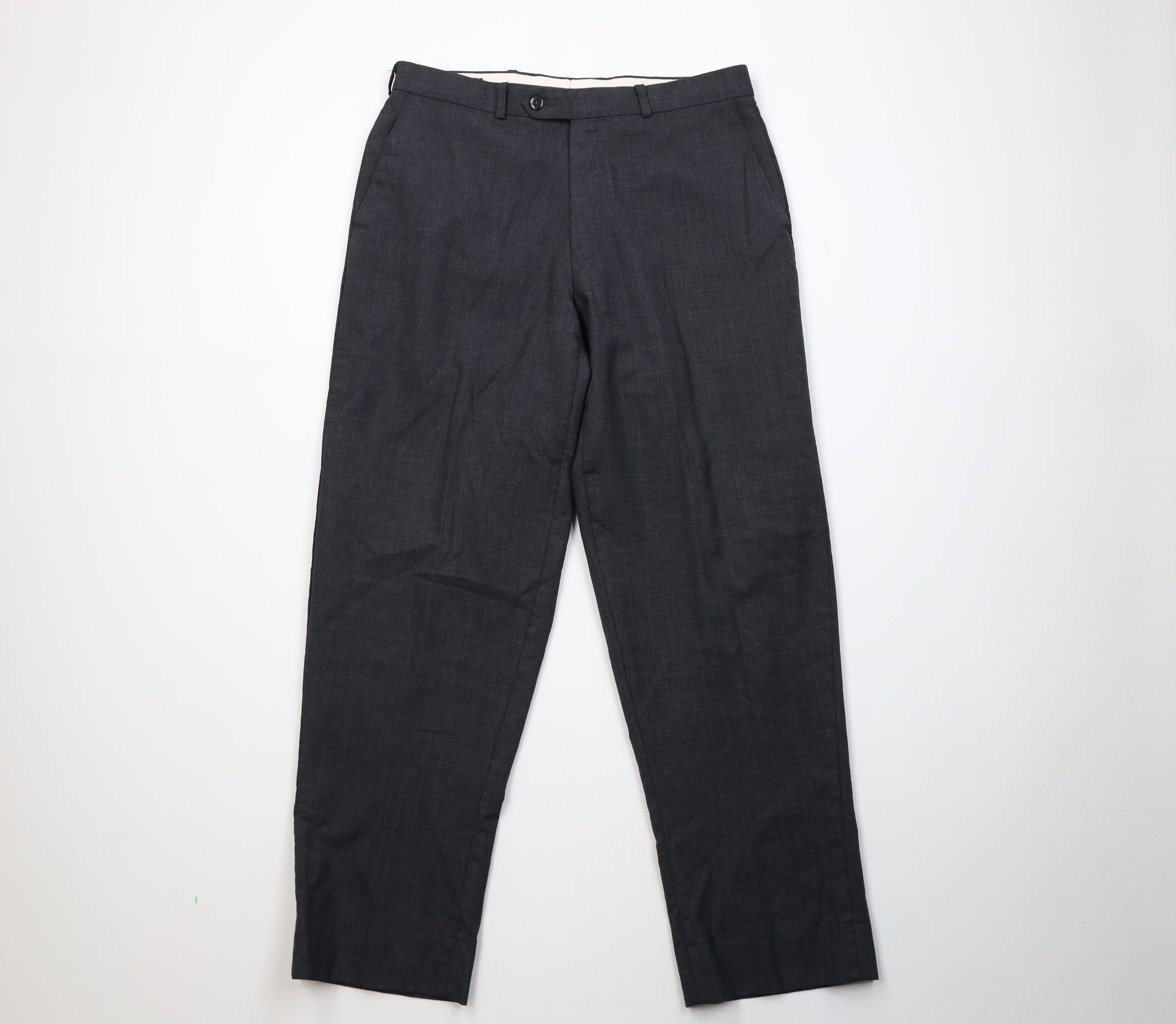 Ralph Lauren Vintage 90s Chaps Ralph Lauren Wool Knit Chino Pants Gray Size US 32 / EU 48 - 1 Thumbnail