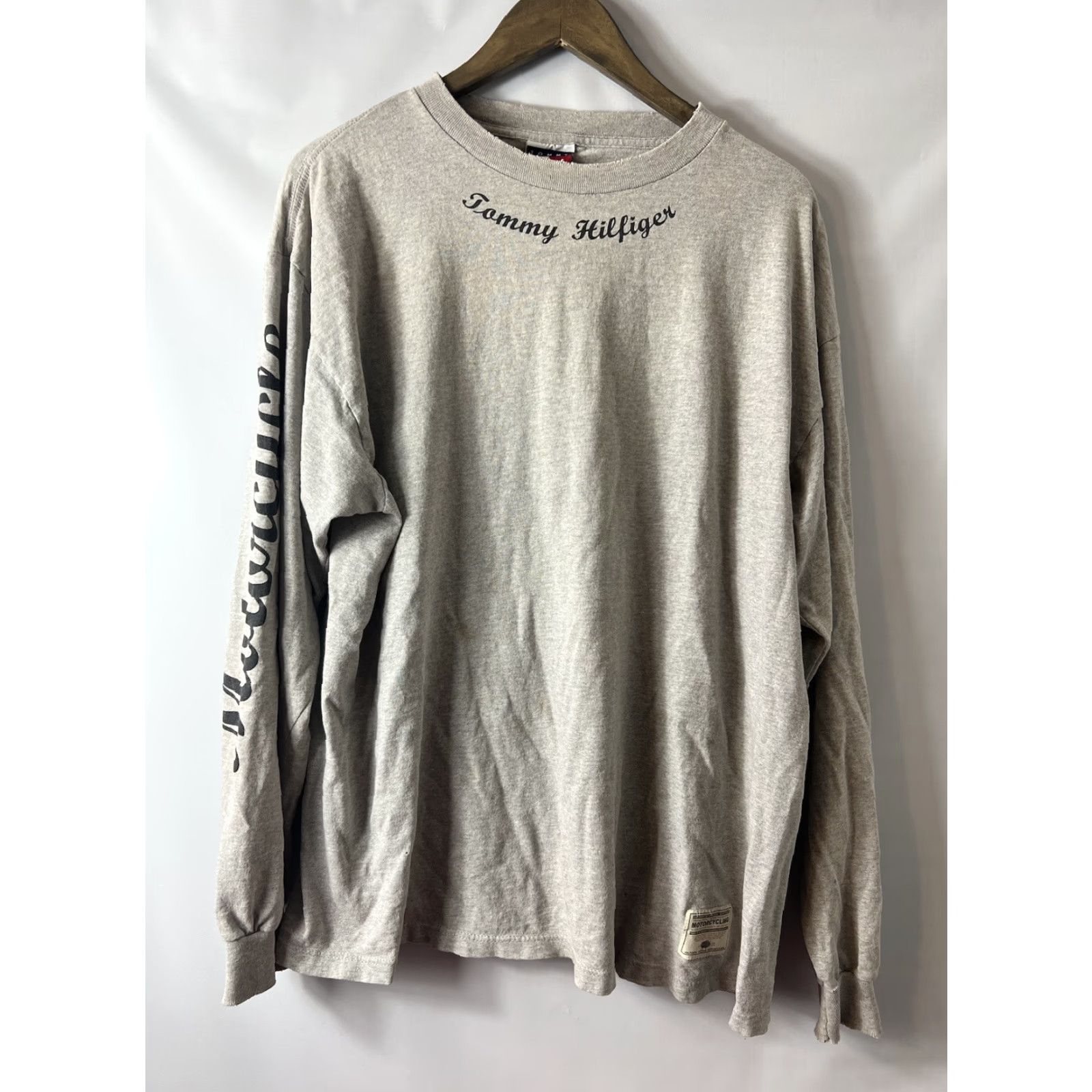 Tommy Hilfiger VINTAGE Tommy Hilfiger Shirt Longsleeve Men Gray Motorcycle Size M Size US M / EU 48-50 / 2 - 2 Thumbnail