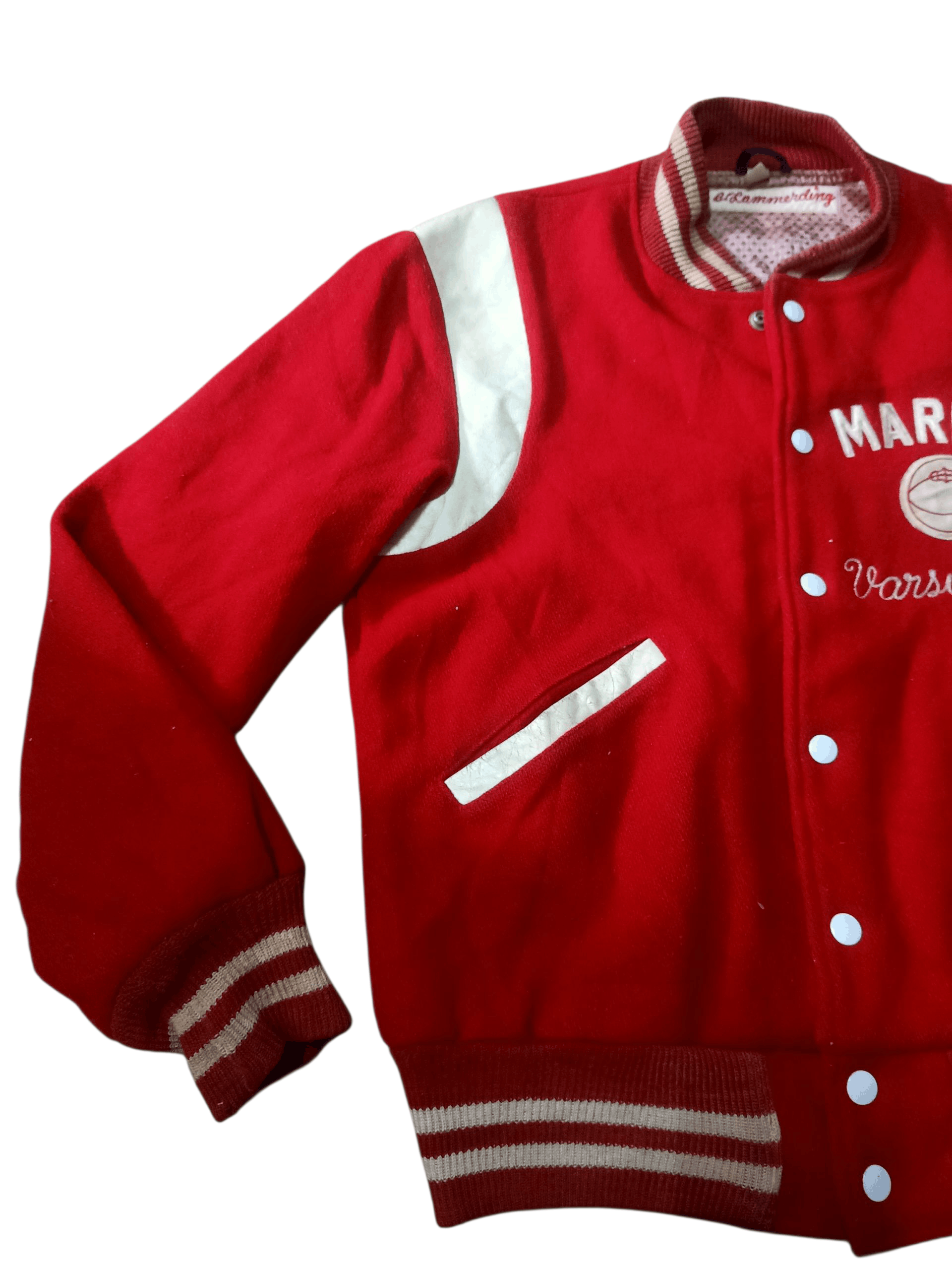 🌟Vintage 70s Bilammending Varsity Leather & Wool 🌟