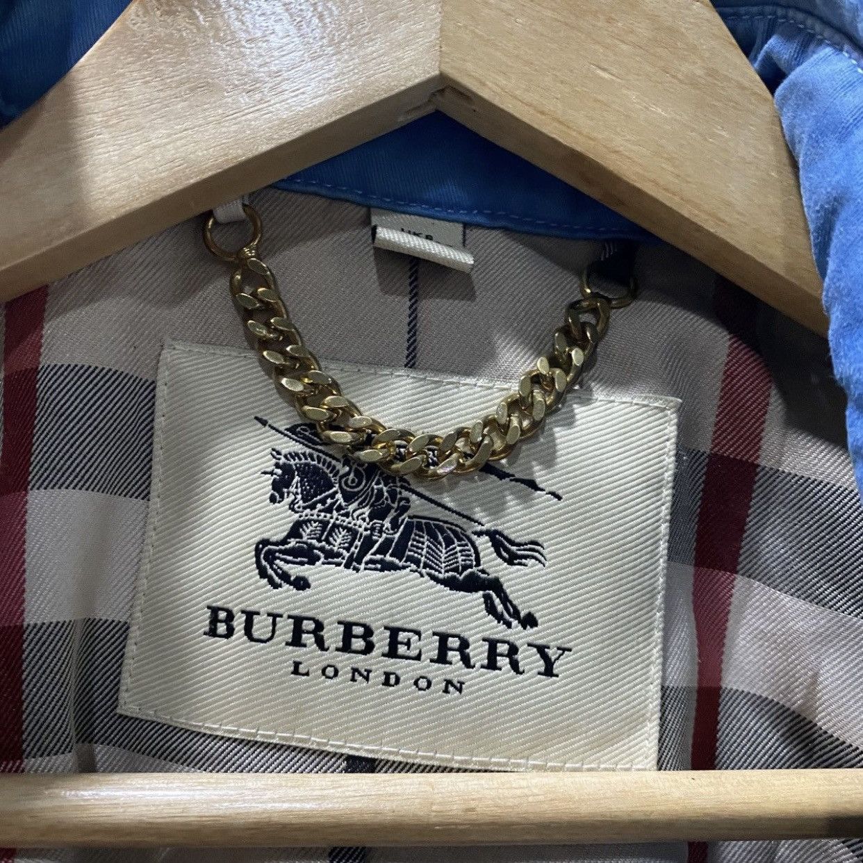 Burberry Archival Burberry Cerulean Blue Double-Breasted Trench Coat Size XS / US 0-2 / IT 36-38 - 19 Thumbnail